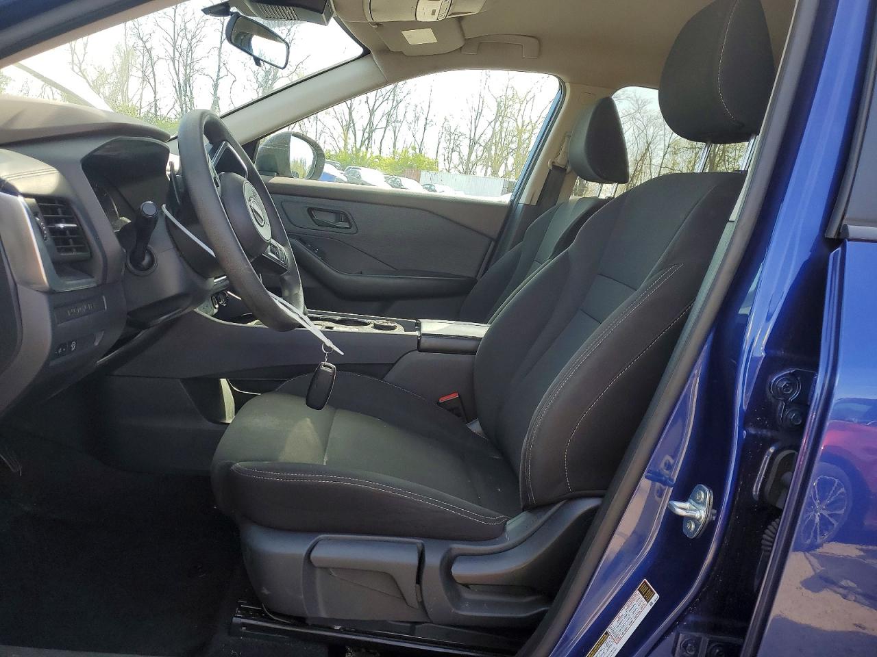 2023 Nissan Rogue S Синий vin: 5N1BT3AB6PC943273