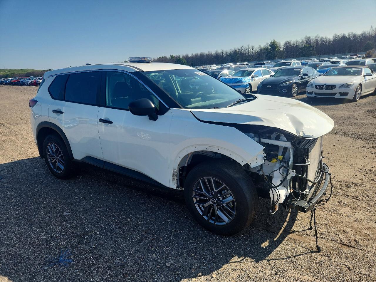 2025 Nissan Rogue S White vin: 5N1BT3AB6SC873136