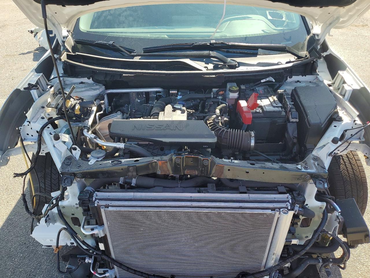 2025 Nissan Rogue S White vin: 5N1BT3AB6SC873136
