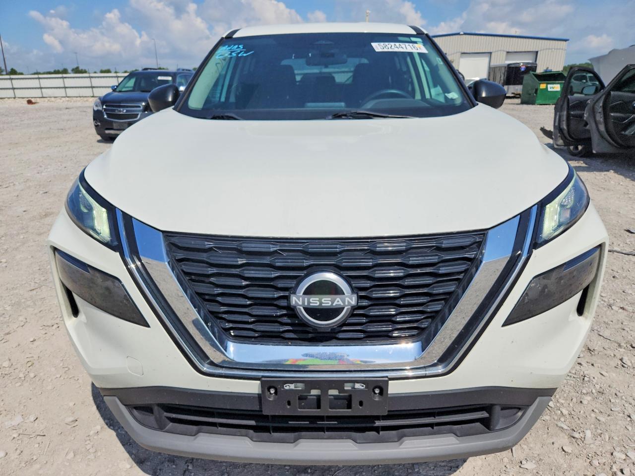 2023 Nissan Rogue S White vin: 5N1BT3AB7PC888719