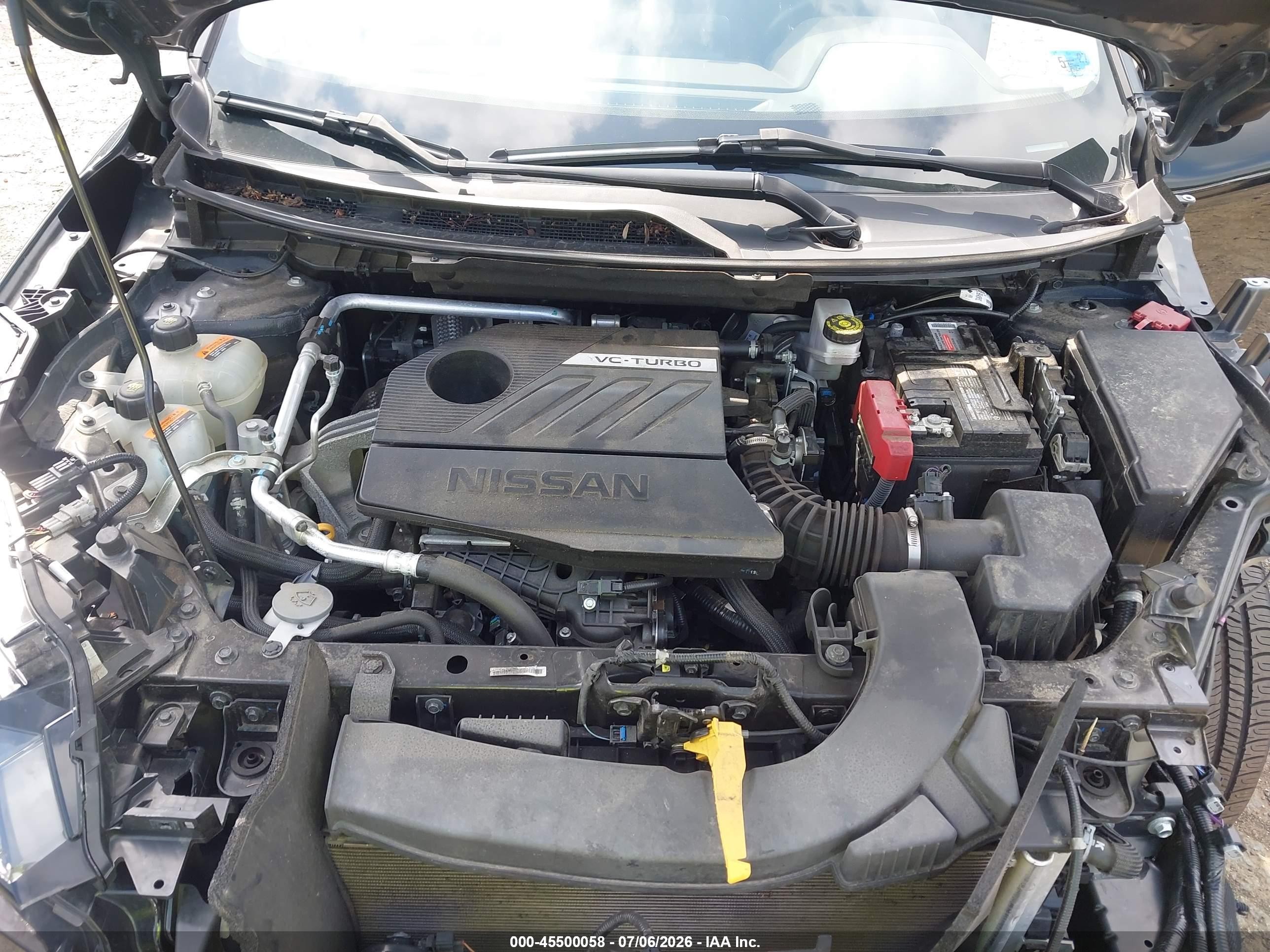 2023 Nissan Rogue S Intelligent Awd Черный vin: 5N1BT3AB8PC823233