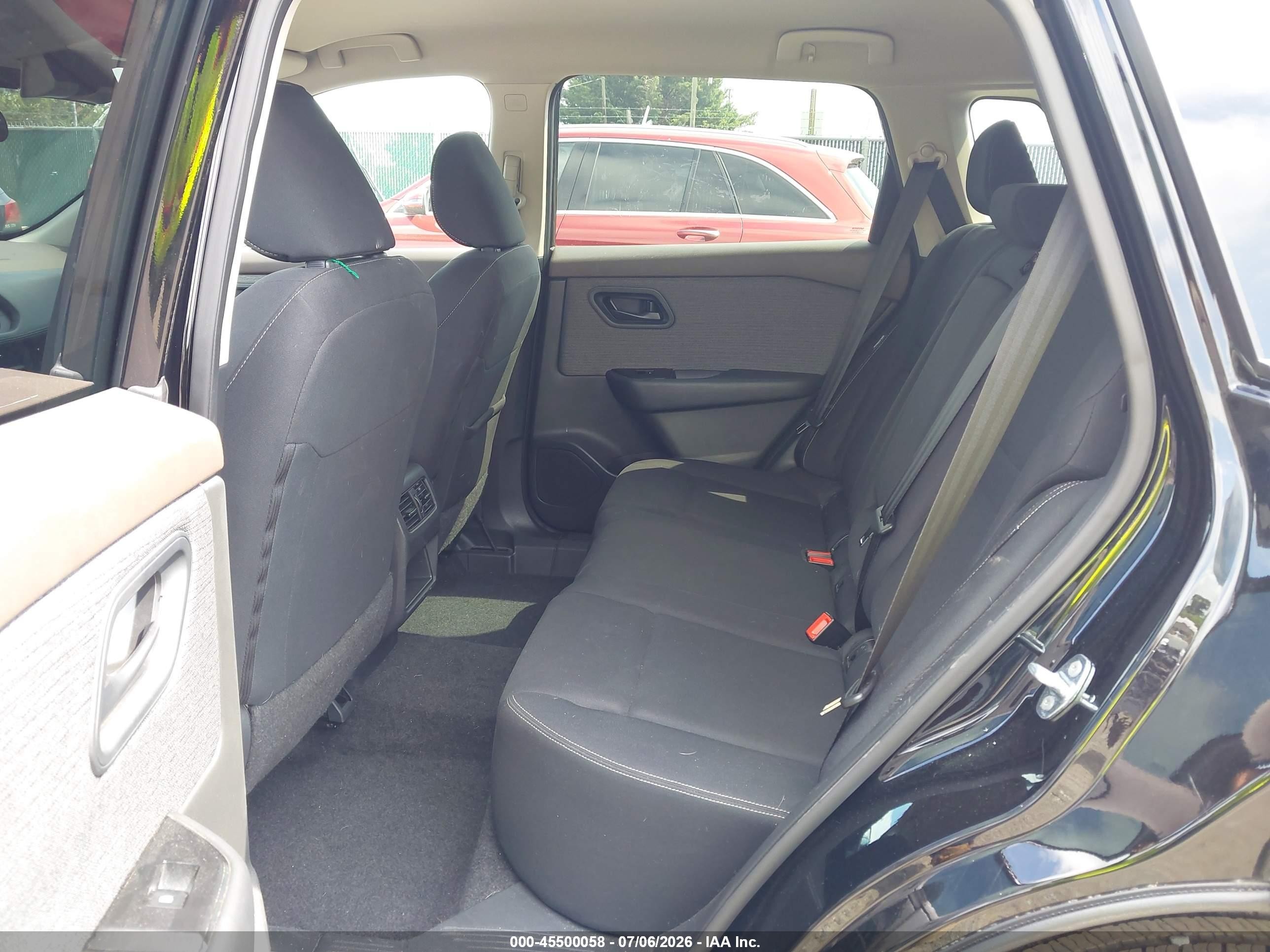 2023 Nissan Rogue S Intelligent Awd Черный vin: 5N1BT3AB8PC823233