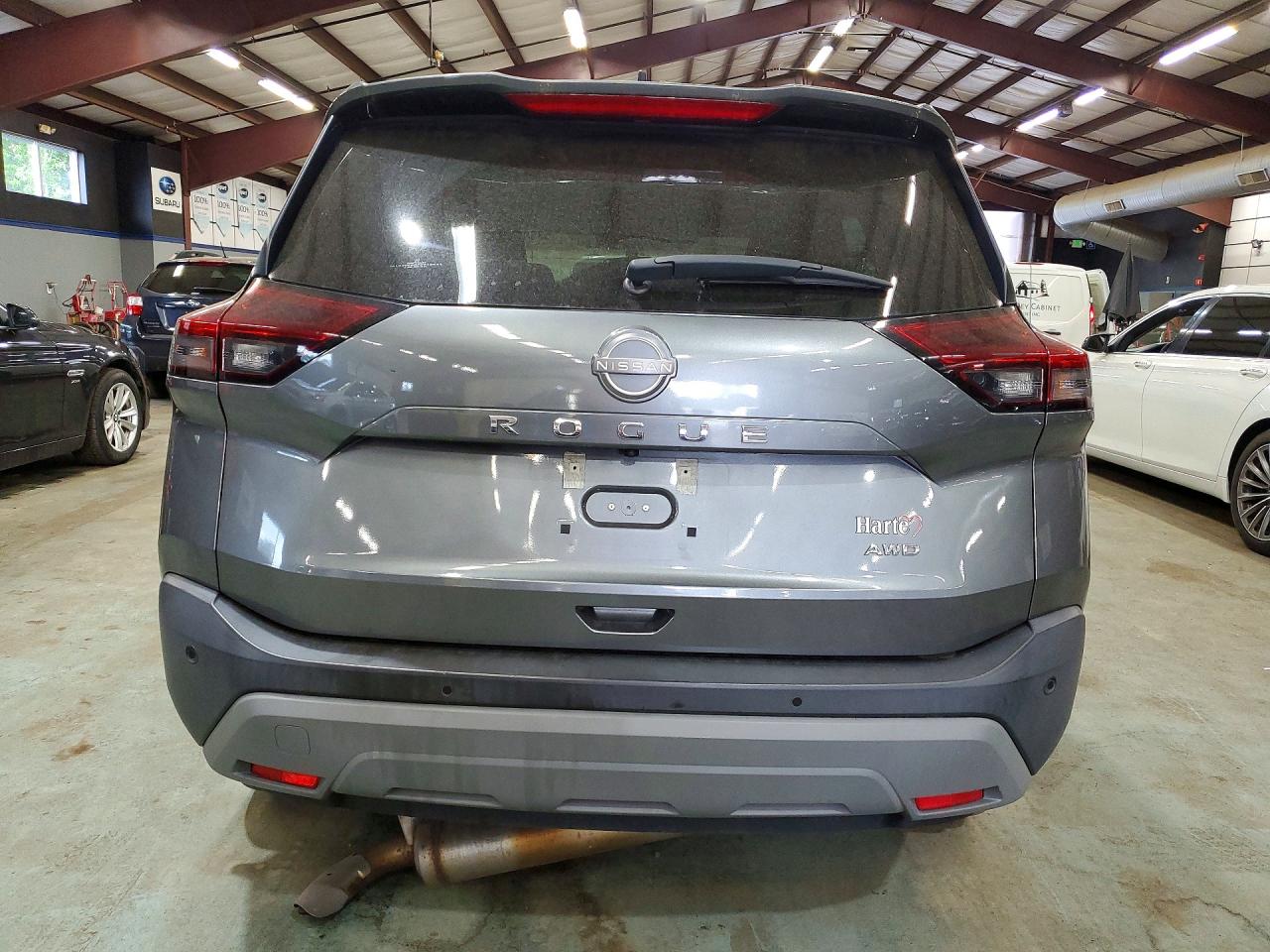 2023 Nissan Rogue S Серый vin: 5N1BT3AB8PC918844