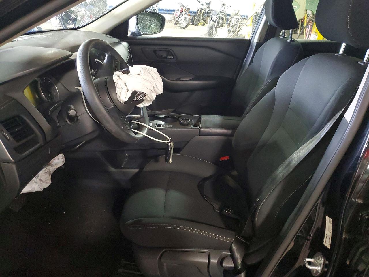 2024 Nissan Rogue S Black vin: 5N1BT3AB8RC757835