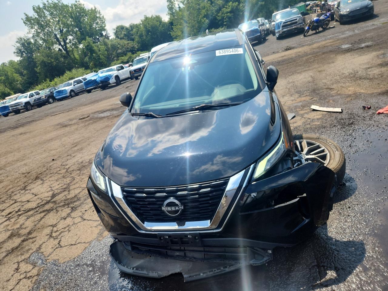 2023 Nissan Rogue S Черный vin: 5N1BT3ABXPC684710