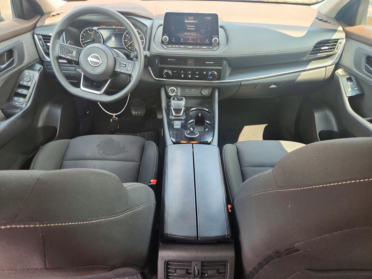 2023 Nissan Rogue S Черный vin: 5N1BT3ABXPC684710