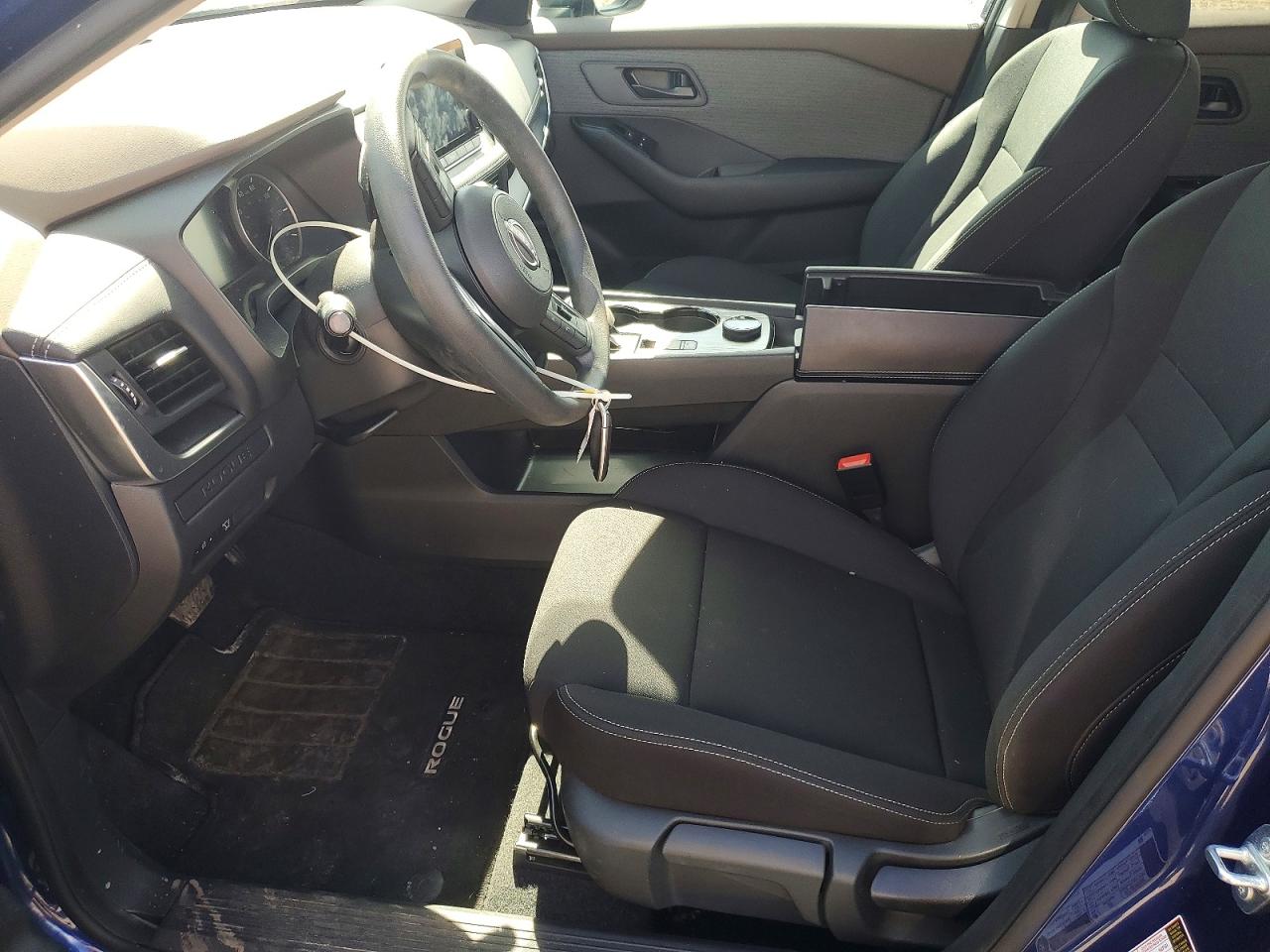 2023 Nissan Rogue S Синий vin: 5N1BT3ABXPC870313