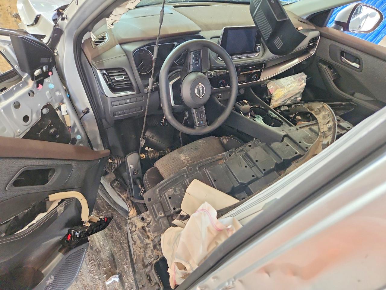 2022 Nissan Rogue Sv Silver vin: 5N1BT3BA0NC697694
