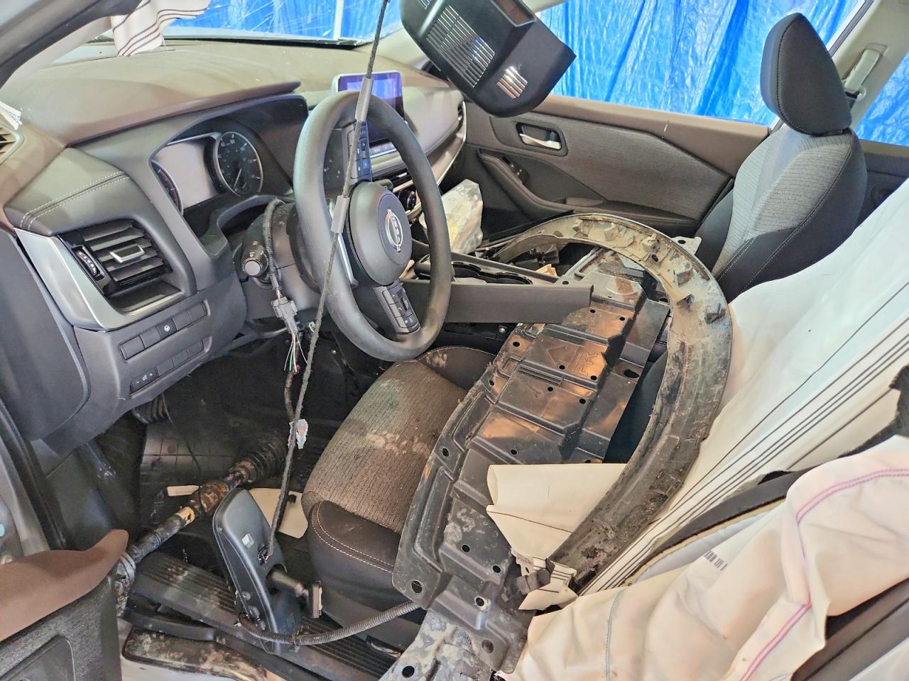 2022 Nissan Rogue Sv Silver vin: 5N1BT3BA0NC697694