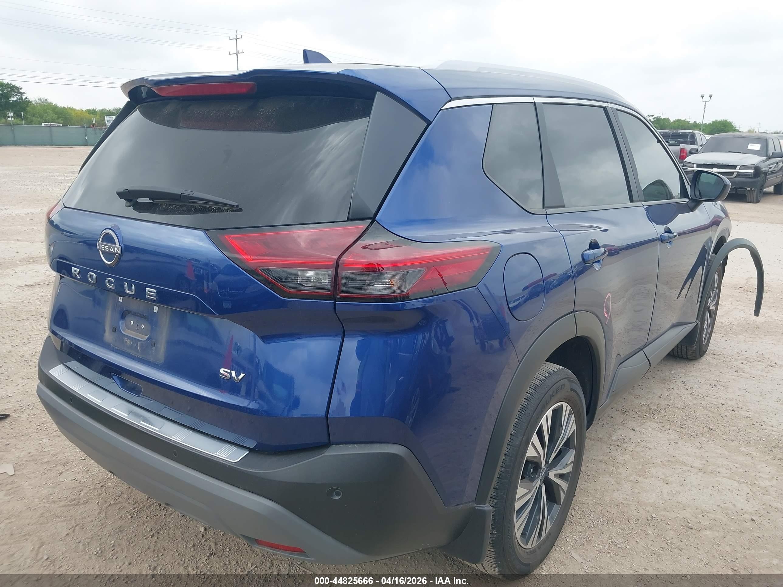2023 Nissan Rogue Sv Fwd Синий vin: 5N1BT3BA0PC948491