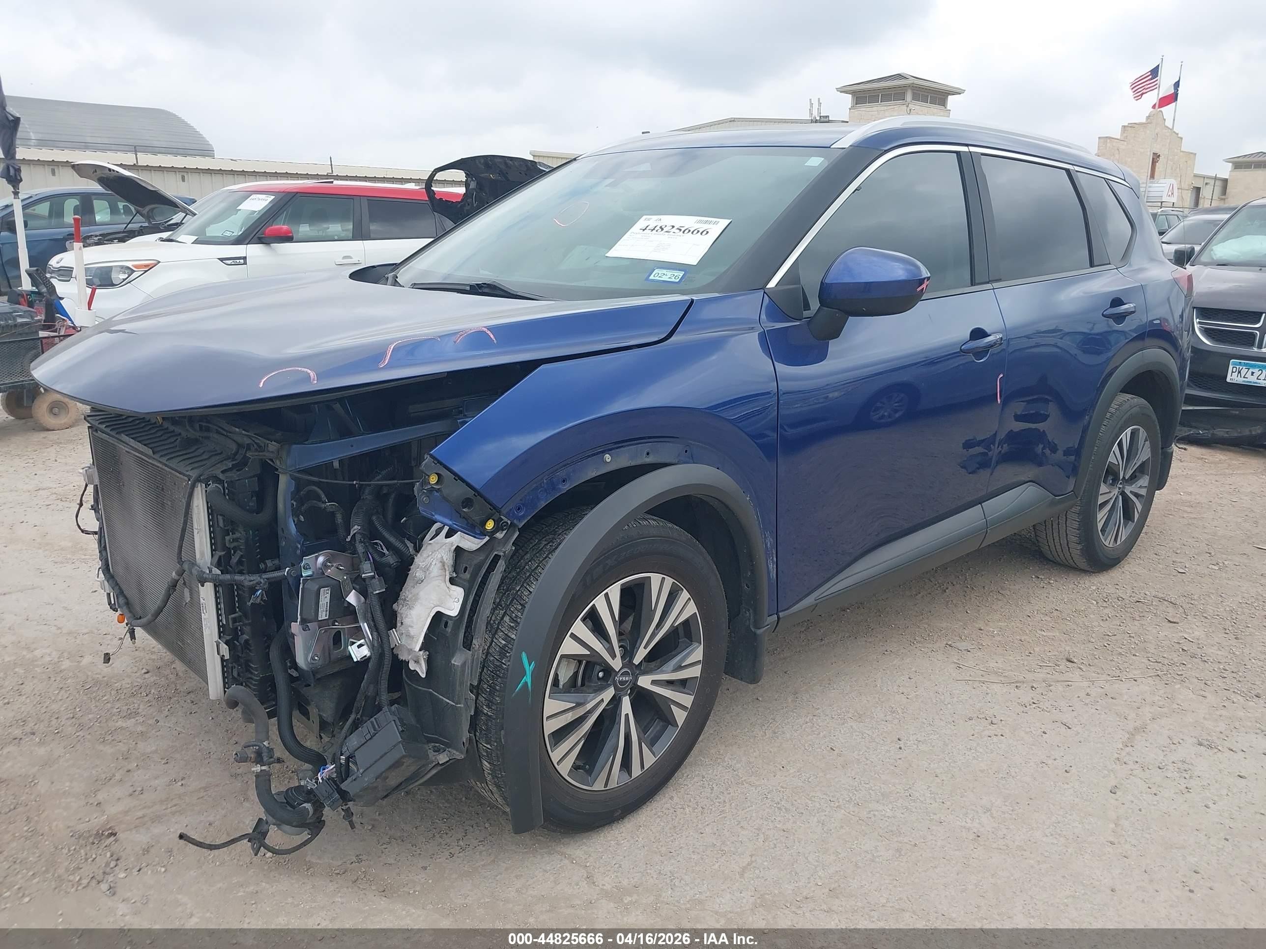 2023 Nissan Rogue Sv Fwd Синий vin: 5N1BT3BA0PC948491