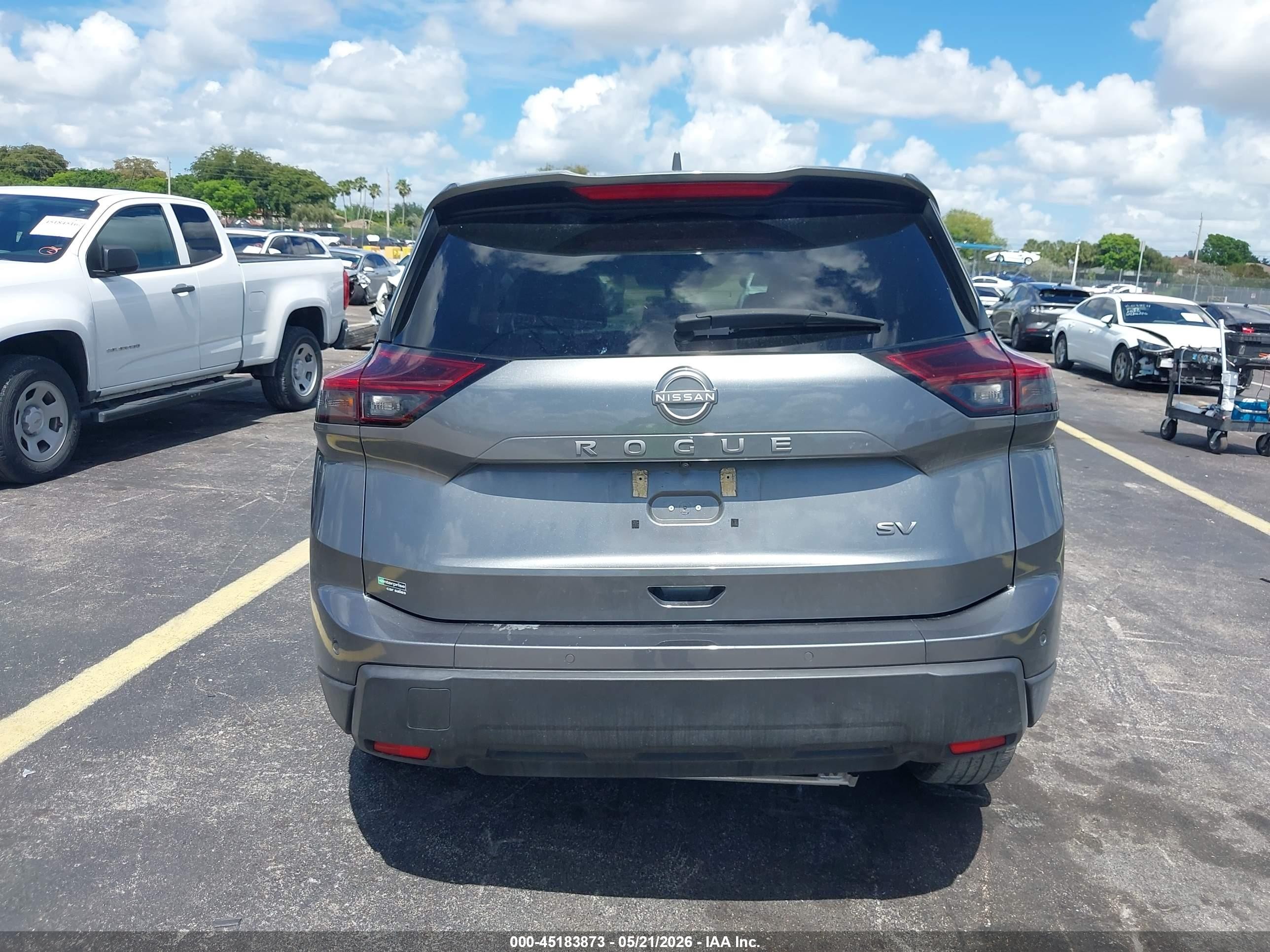 2024 Nissan Rogue Sv Fwd Gray vin: 5N1BT3BA0RC675345