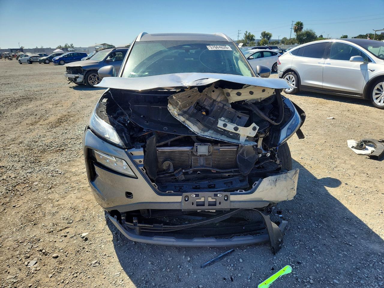 2023 Nissan Rogue Sv Gray vin: 5N1BT3BA1PC777475