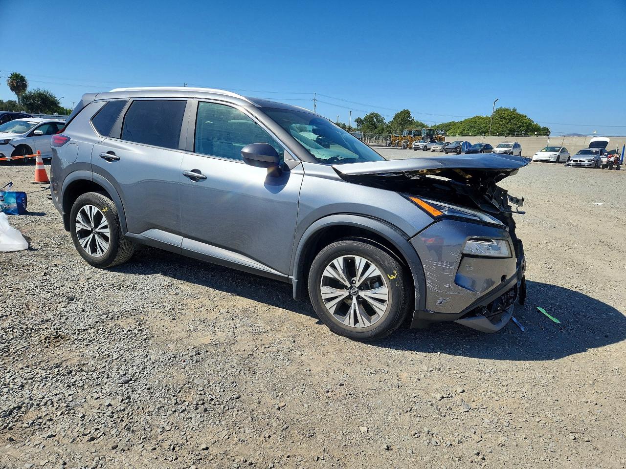 2023 Nissan Rogue Sv Gray vin: 5N1BT3BA1PC777475