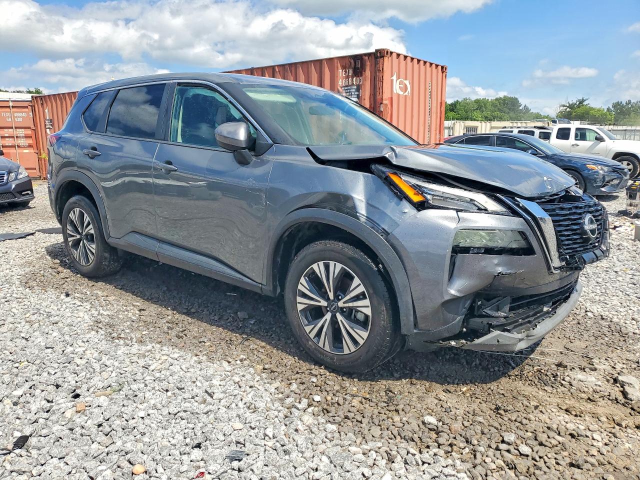 2023 Nissan Rogue Sv Серый vin: 5N1BT3BA1PC840056