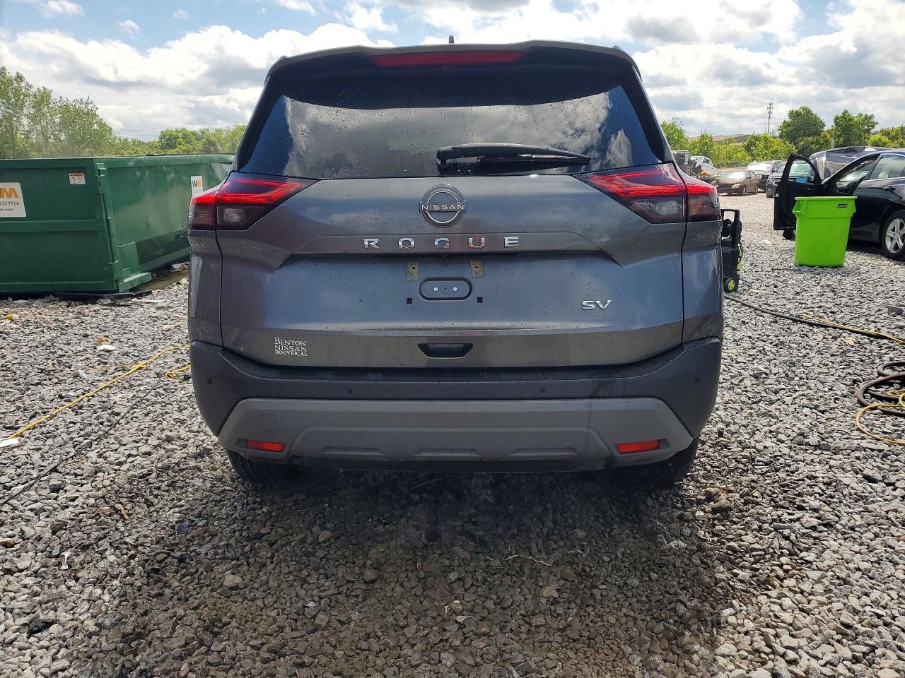 2023 Nissan Rogue Sv Серый vin: 5N1BT3BA1PC840056