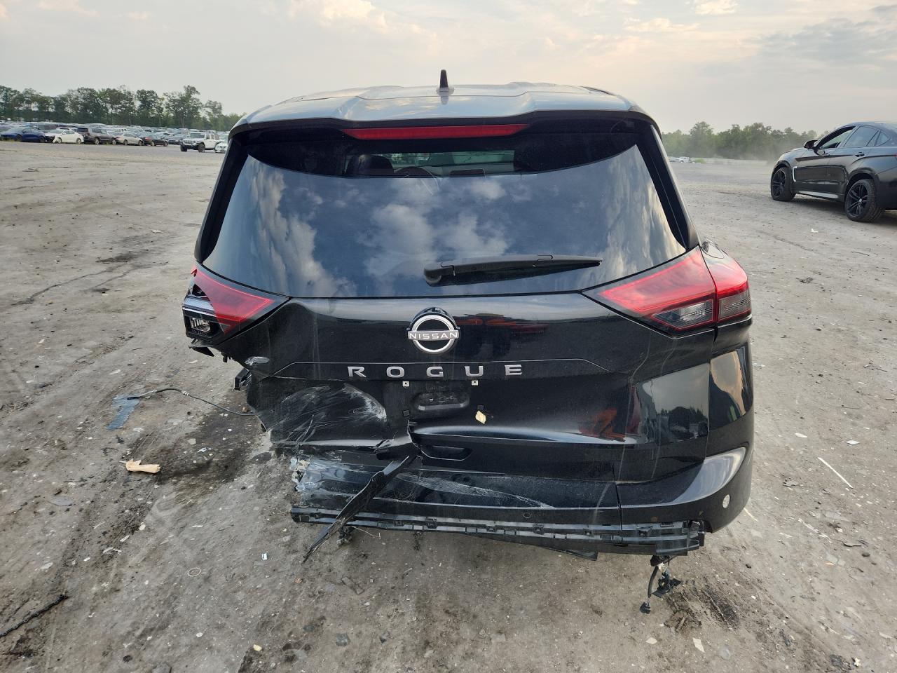 2025 Nissan Rogue Sv Black vin: 5N1BT3BA1SC795581 Damage: Rear Bumper Reinforcement, Broken, Replacement Required