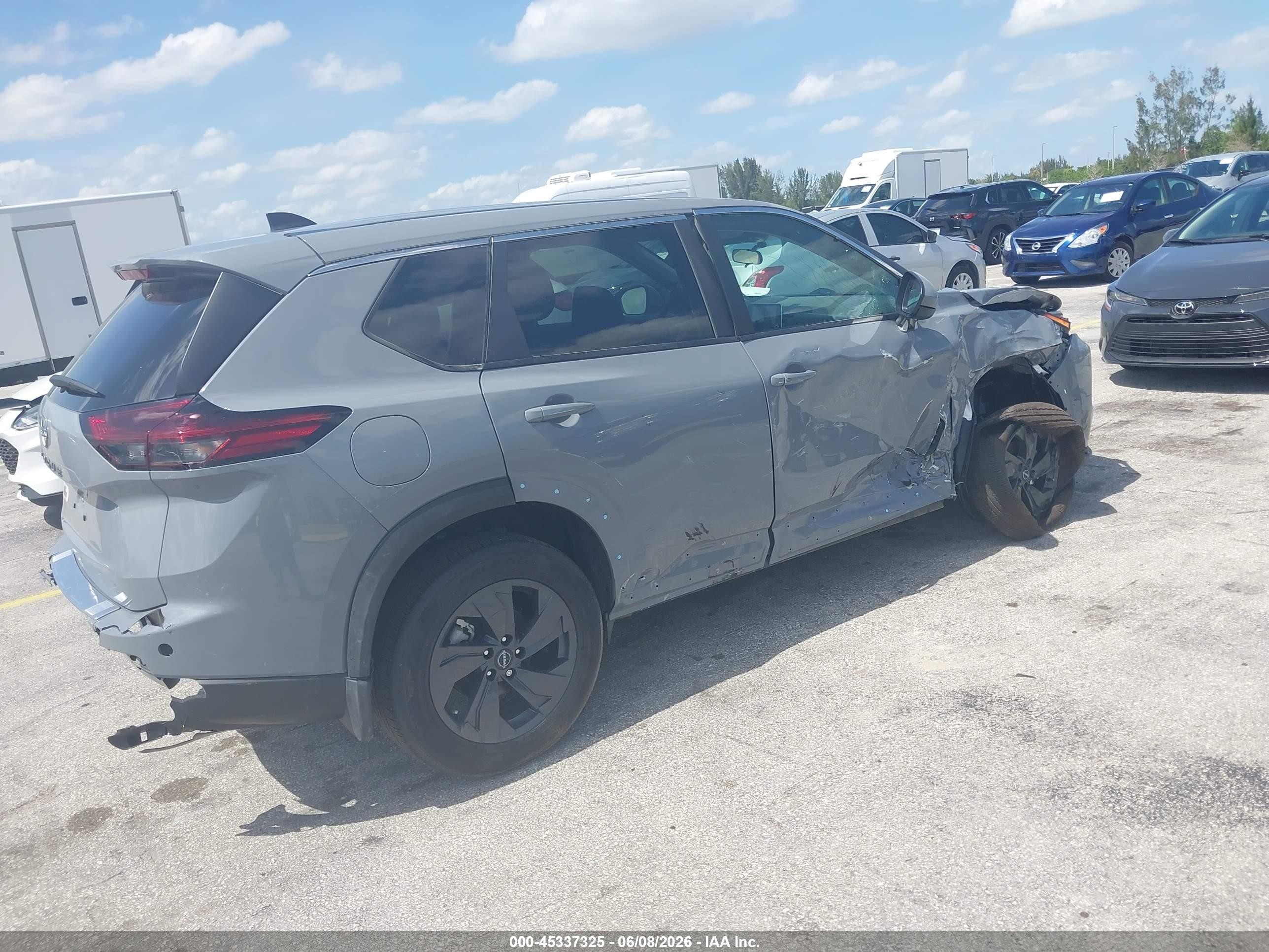 2026 Nissan Rogue Sv Серый vin: 5N1BT3BA1TC750903