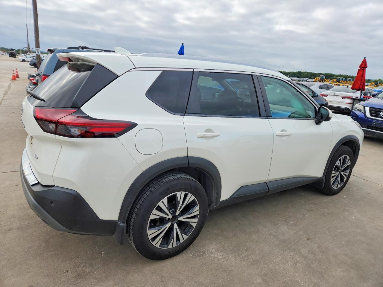 2022 Nissan Rogue Sv Белый vin: 5N1BT3BA2NC724877