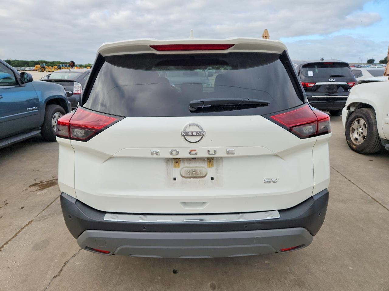 2022 Nissan Rogue Sv Белый vin: 5N1BT3BA2NC724877