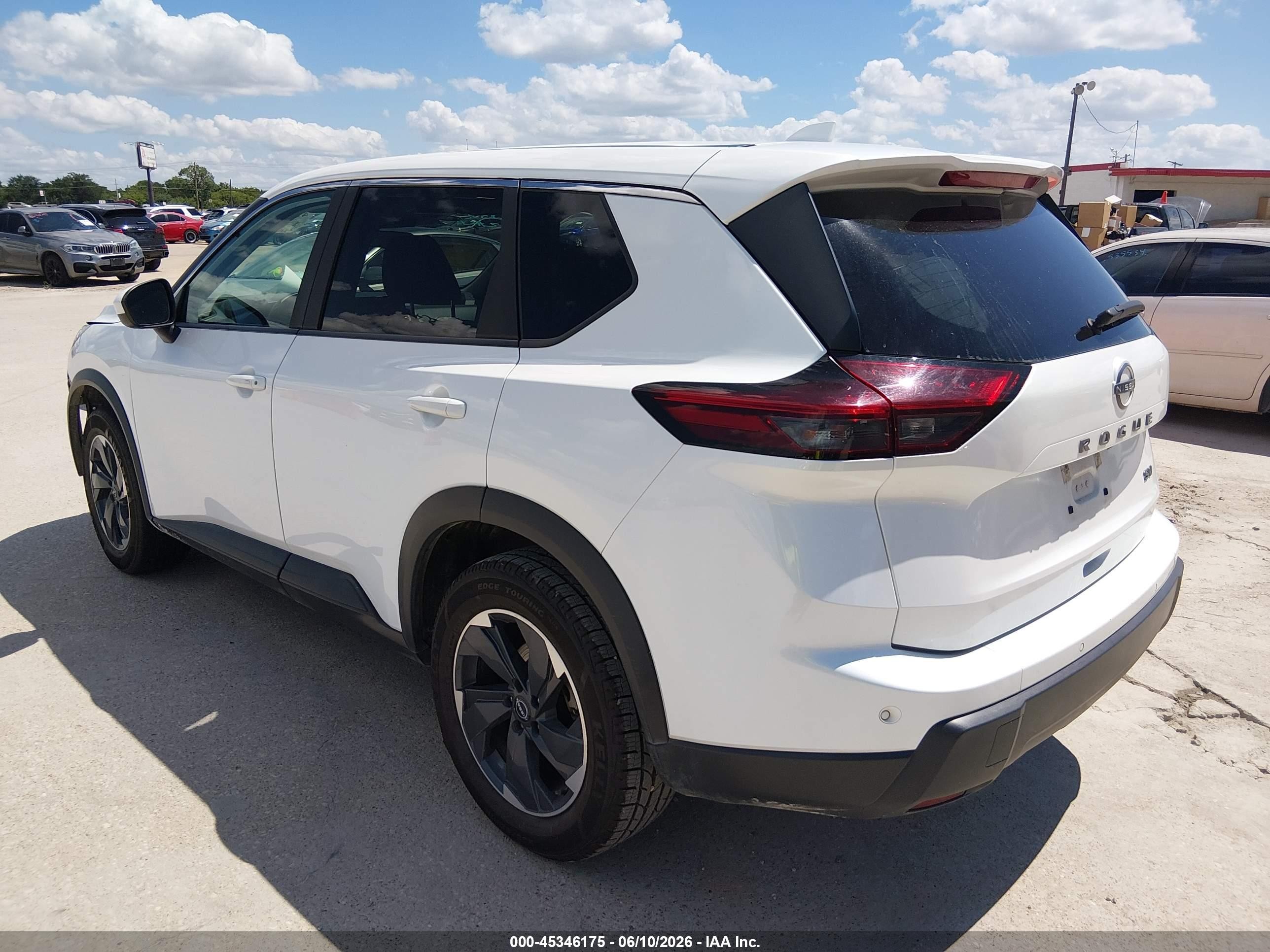 2024 Nissan Rogue Sv Fwd Белый vin: 5N1BT3BA3RC682130