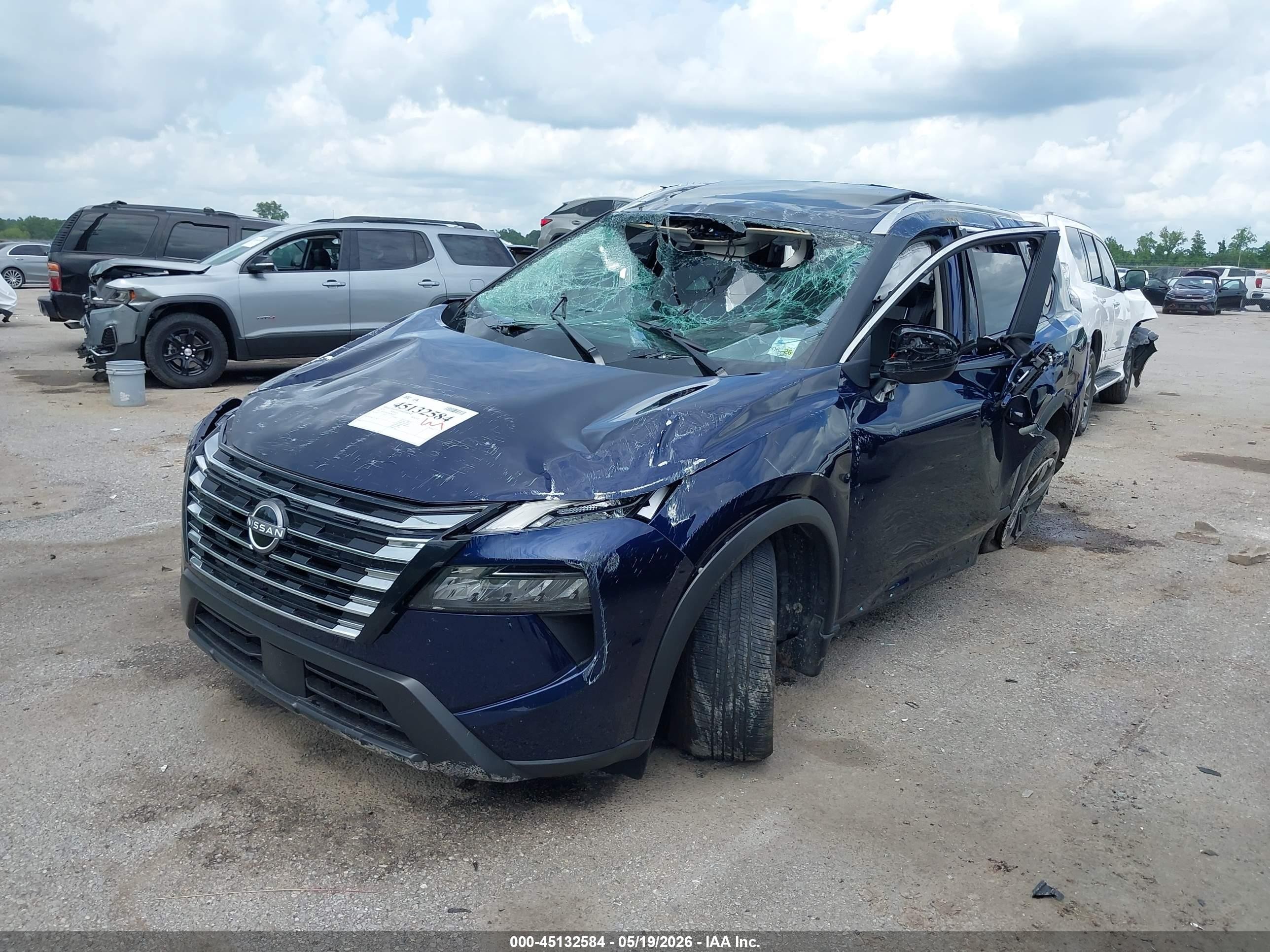2025 Nissan Rogue Sv Fwd Blue vin: 5N1BT3BA3SC869177