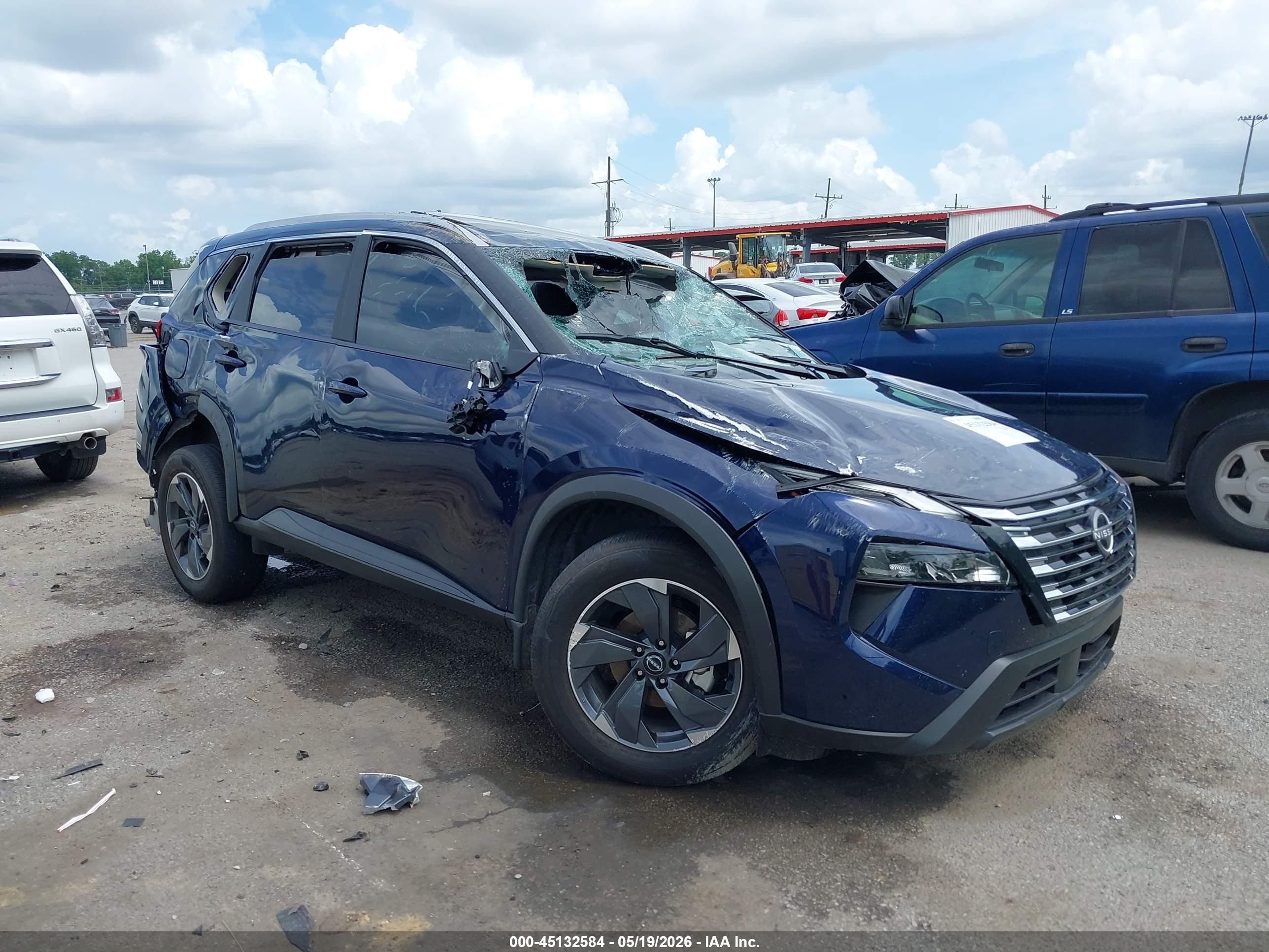 2025 Nissan Rogue Sv Fwd Blue vin: 5N1BT3BA3SC869177