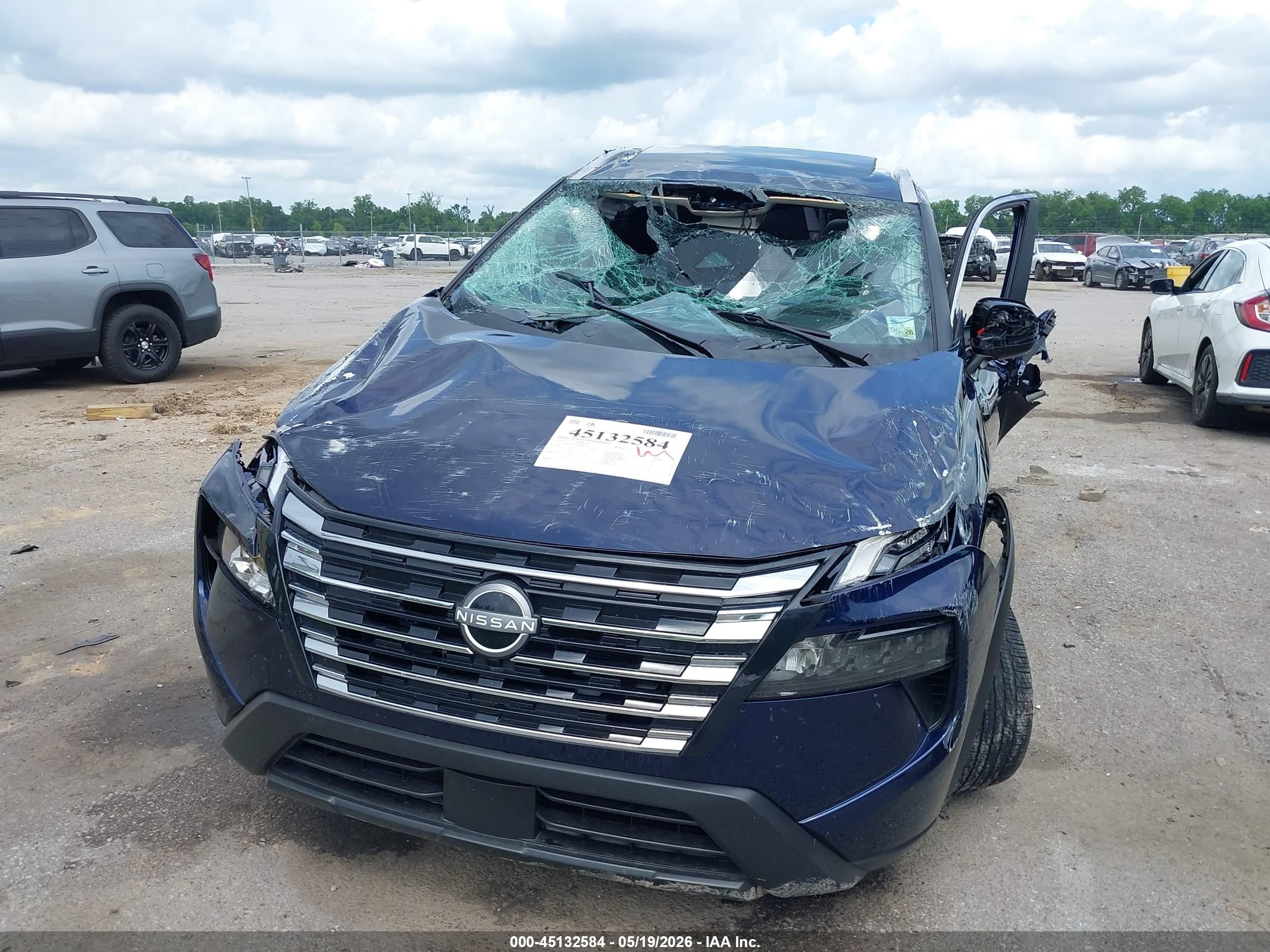 2025 Nissan Rogue Sv Fwd Blue vin: 5N1BT3BA3SC869177