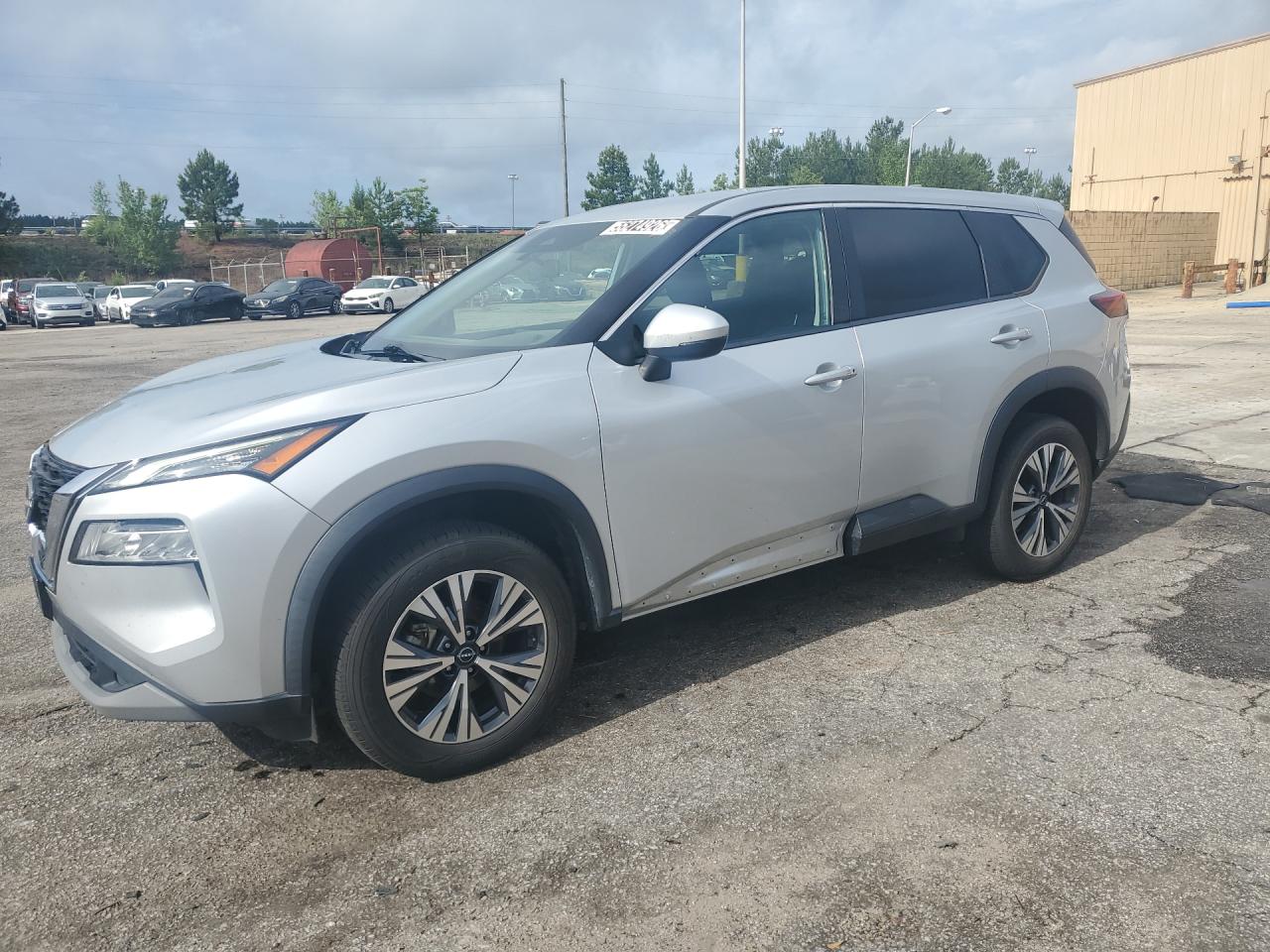 2022 Nissan Rogue Sv Silver vin: 5N1BT3BA4NC733869 Damage: Left Front Door Moulding, Missing, Replacement Required