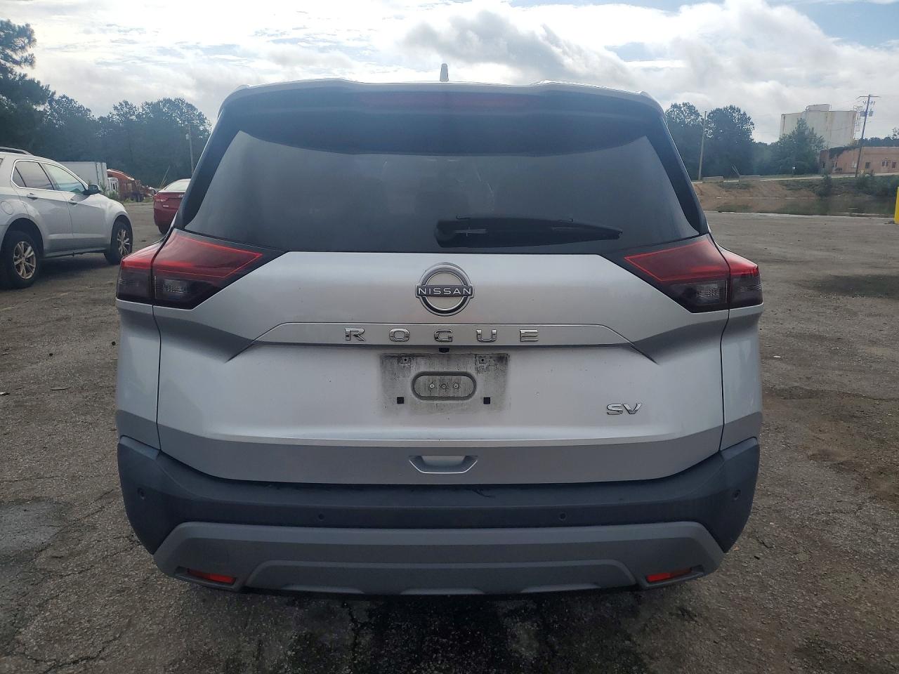 2022 Nissan Rogue Sv Silver vin: 5N1BT3BA4NC733869
