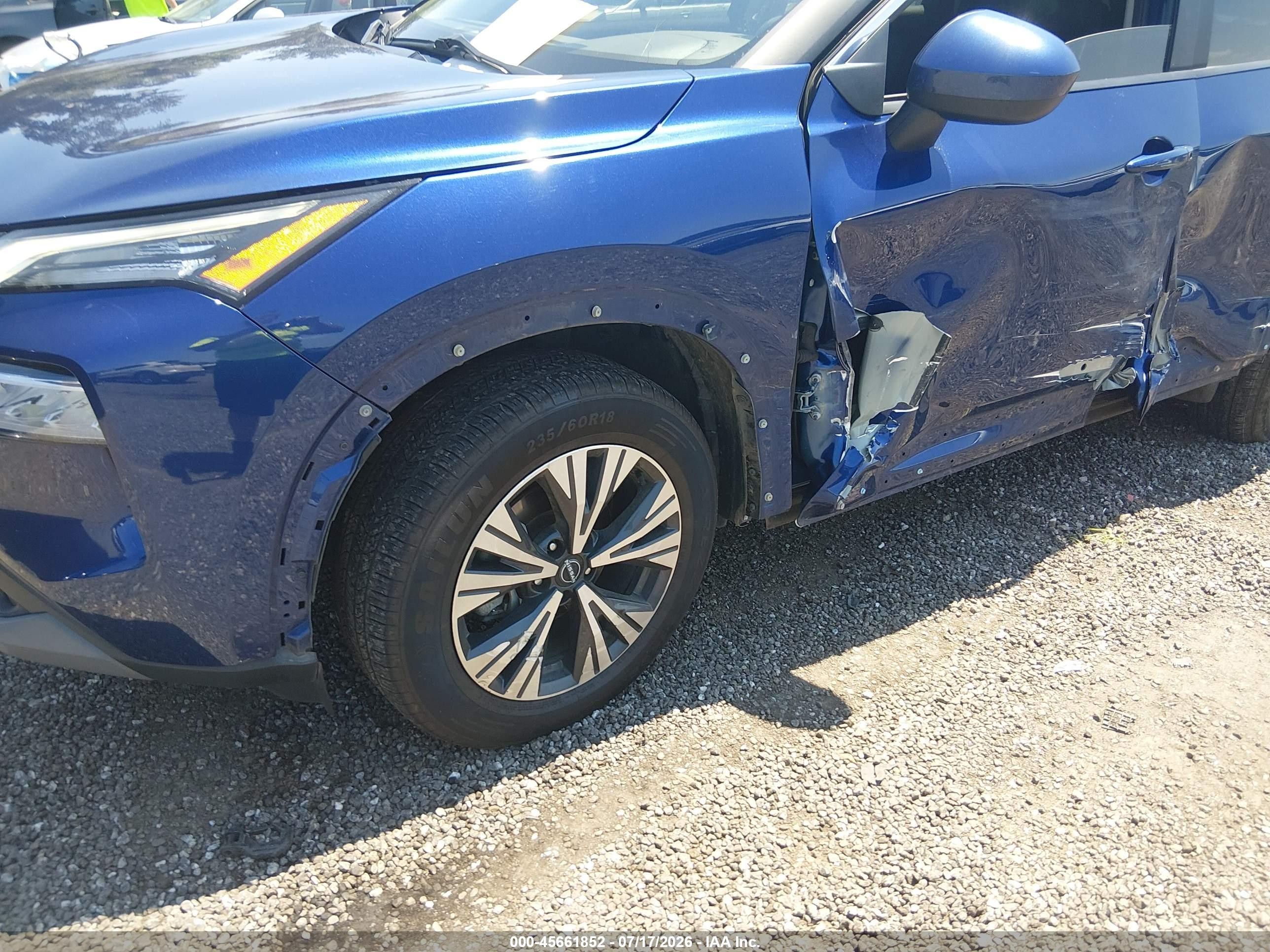 2023 Nissan Rogue Sv Fwd Blue vin: 5N1BT3BA5PC897232
