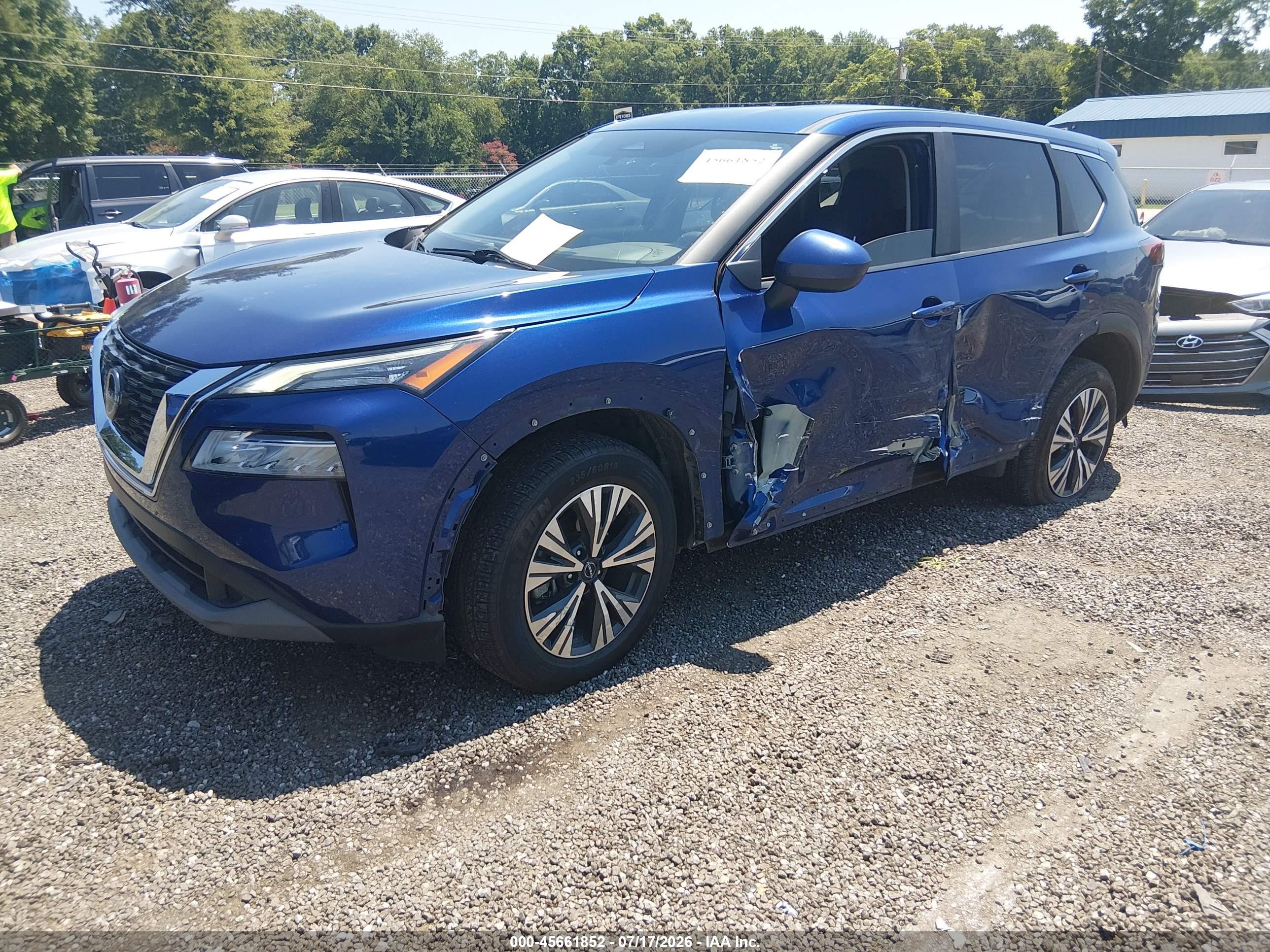 2023 Nissan Rogue Sv Fwd Blue vin: 5N1BT3BA5PC897232