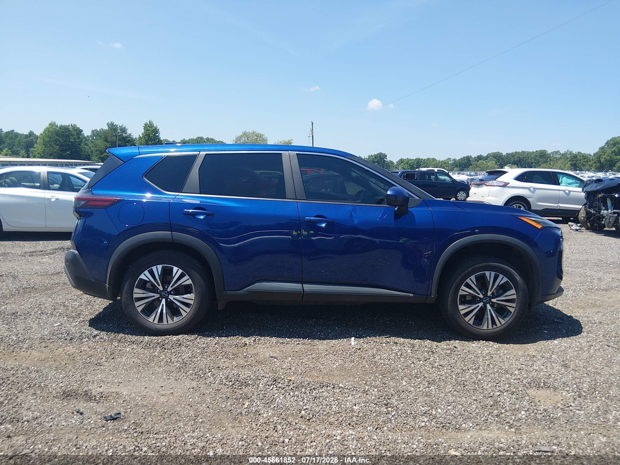 2023 Nissan Rogue Sv Fwd Blue vin: 5N1BT3BA5PC897232