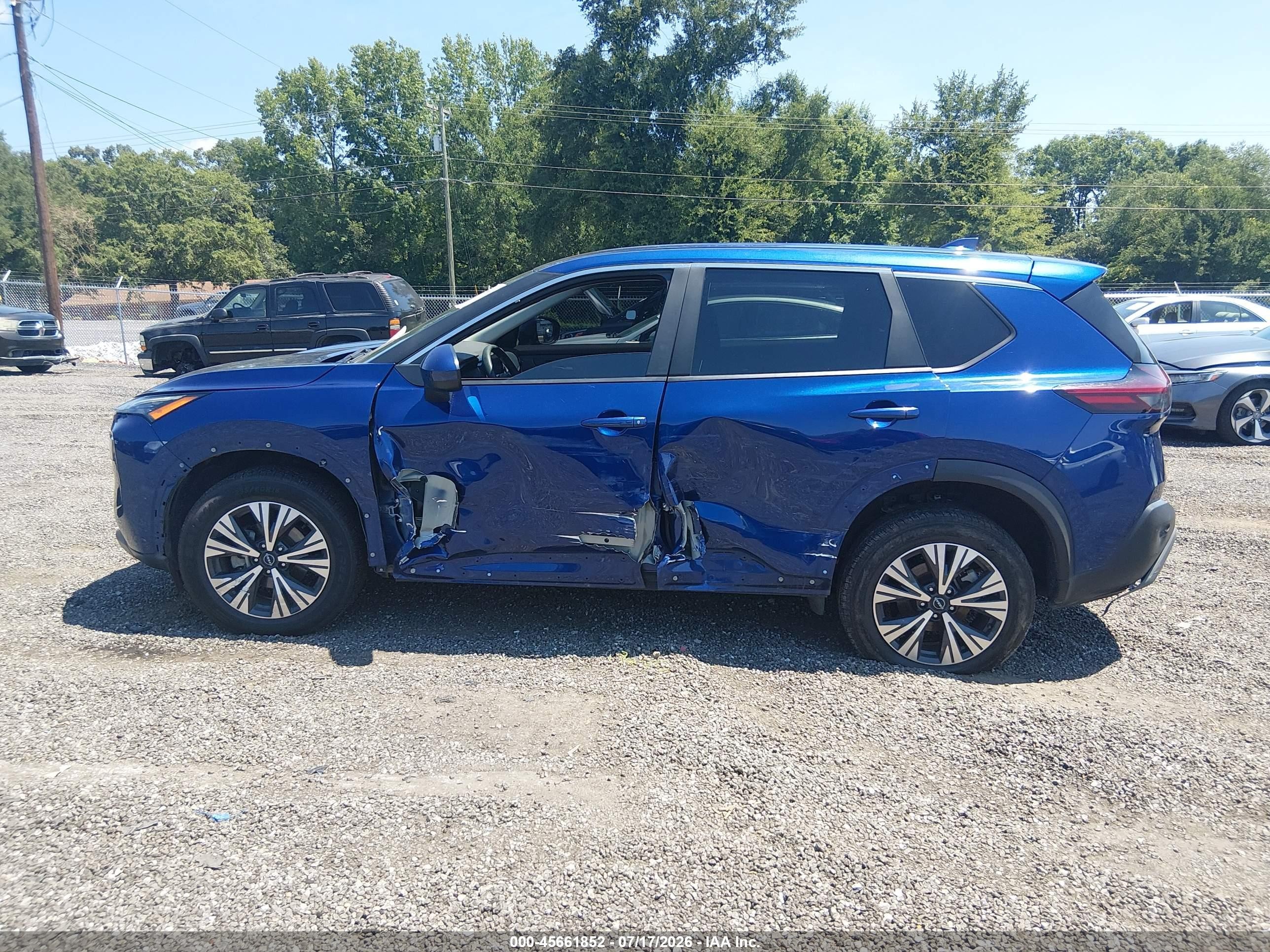 2023 Nissan Rogue Sv Fwd Blue vin: 5N1BT3BA5PC897232
