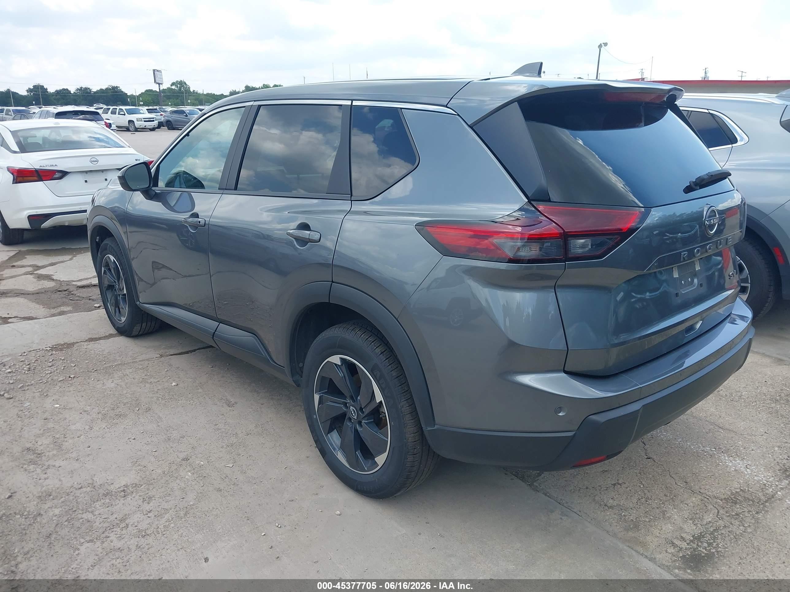 2024 Nissan Rogue Sv Fwd Серый vin: 5N1BT3BA5RC716083
