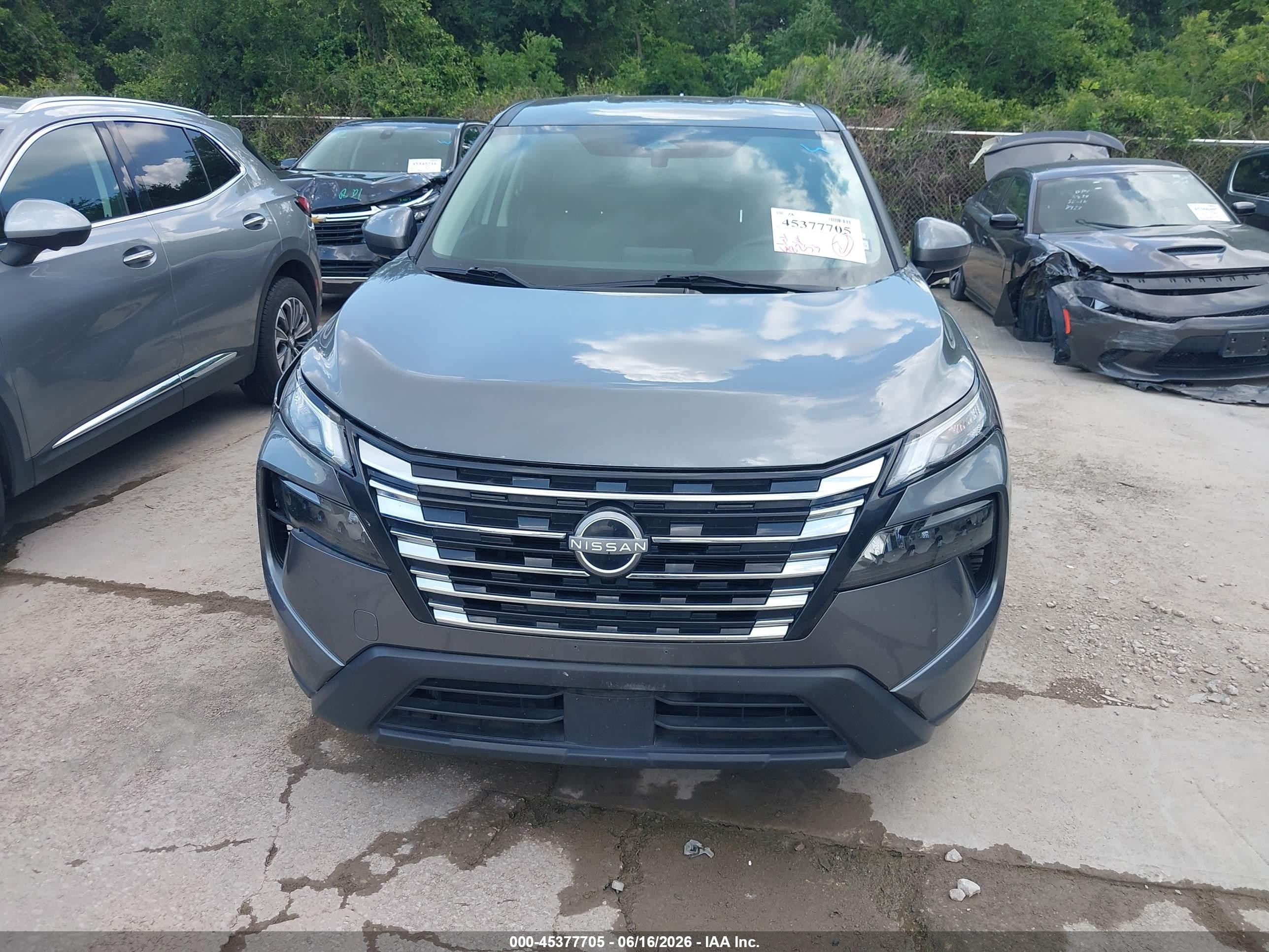 2024 Nissan Rogue Sv Fwd Серый vin: 5N1BT3BA5RC716083