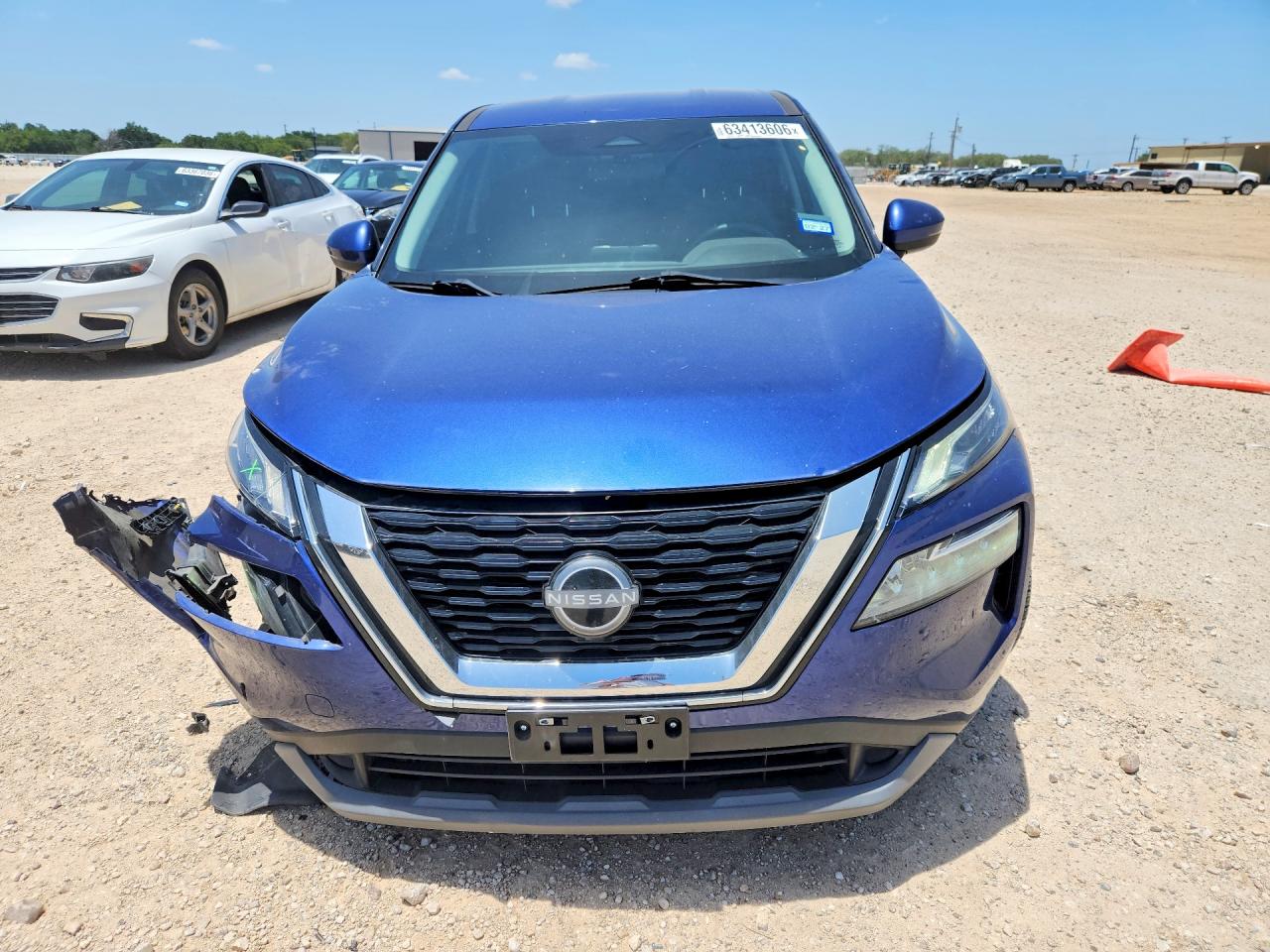 2022 Nissan Rogue Sv Синий vin: 5N1BT3BA6NC675537