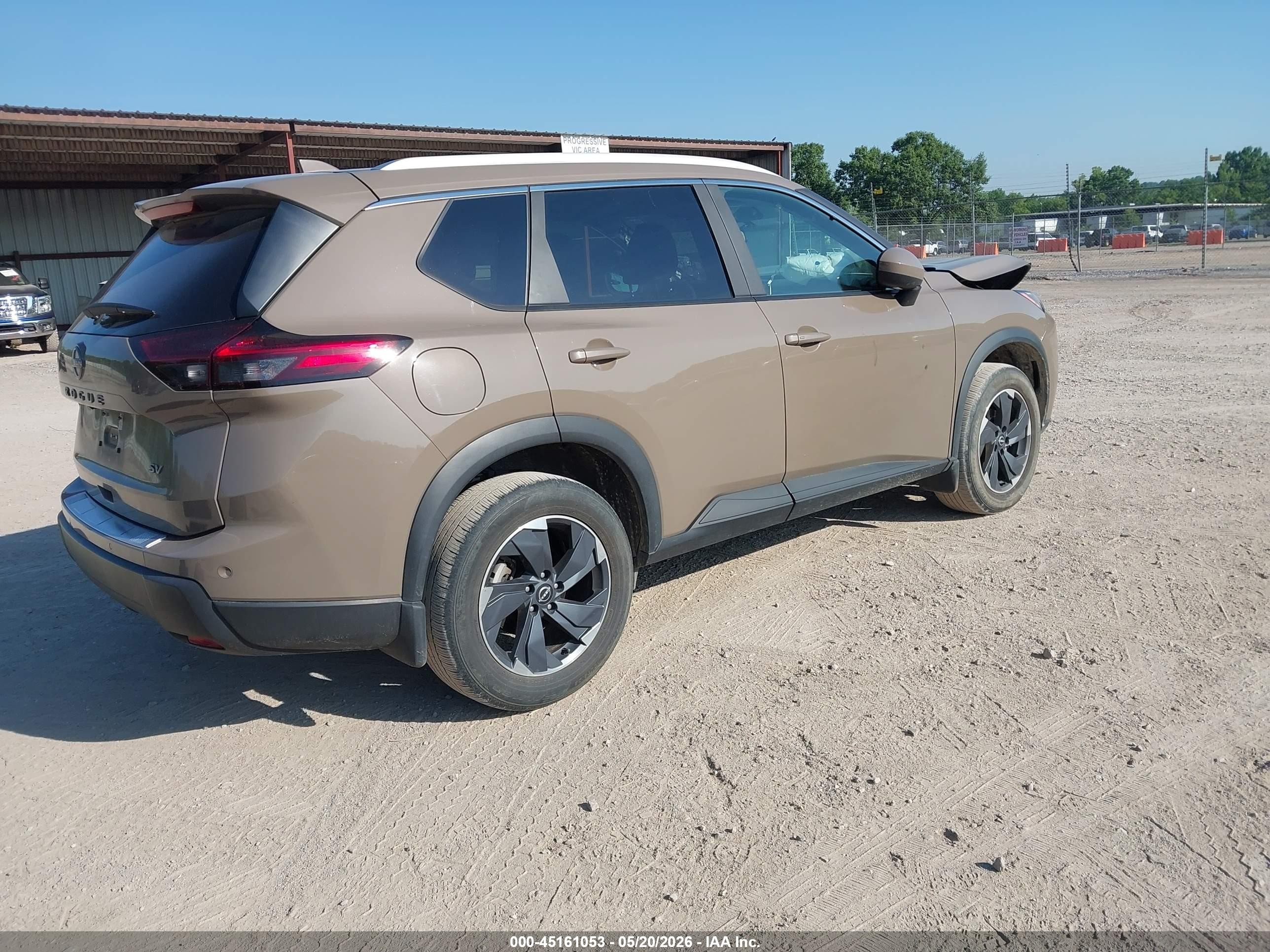 2024 Nissan Rogue Sv Fwd Brown vin: 5N1BT3BA6RC750629