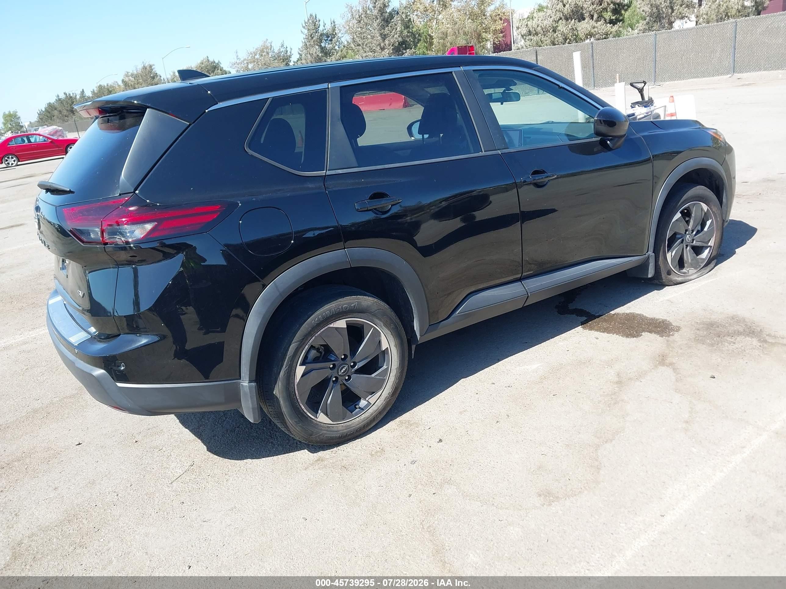 2024 Nissan Rogue Sv Fwd Black vin: 5N1BT3BA7RC739932