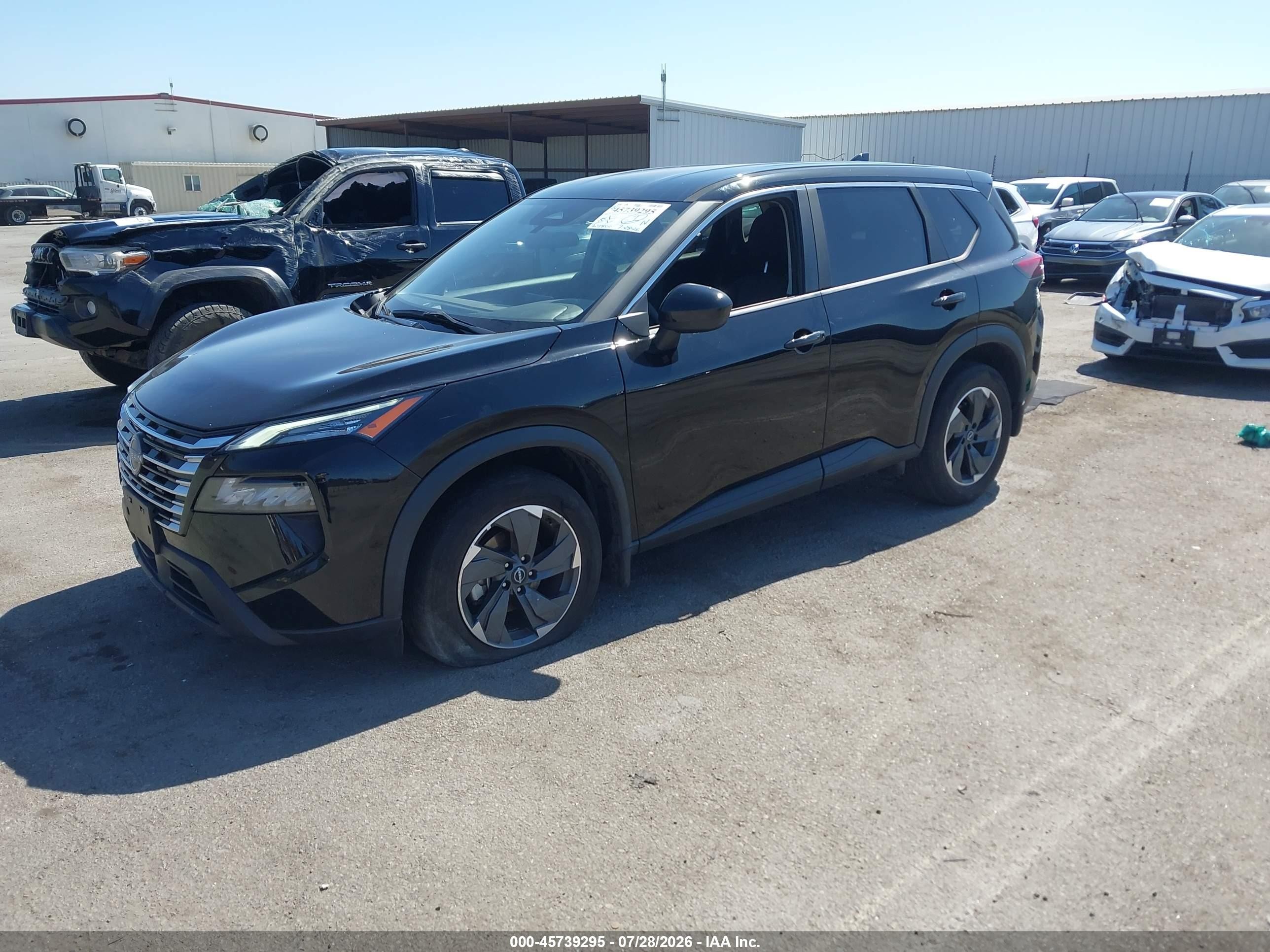 2024 Nissan Rogue Sv Fwd Black vin: 5N1BT3BA7RC739932