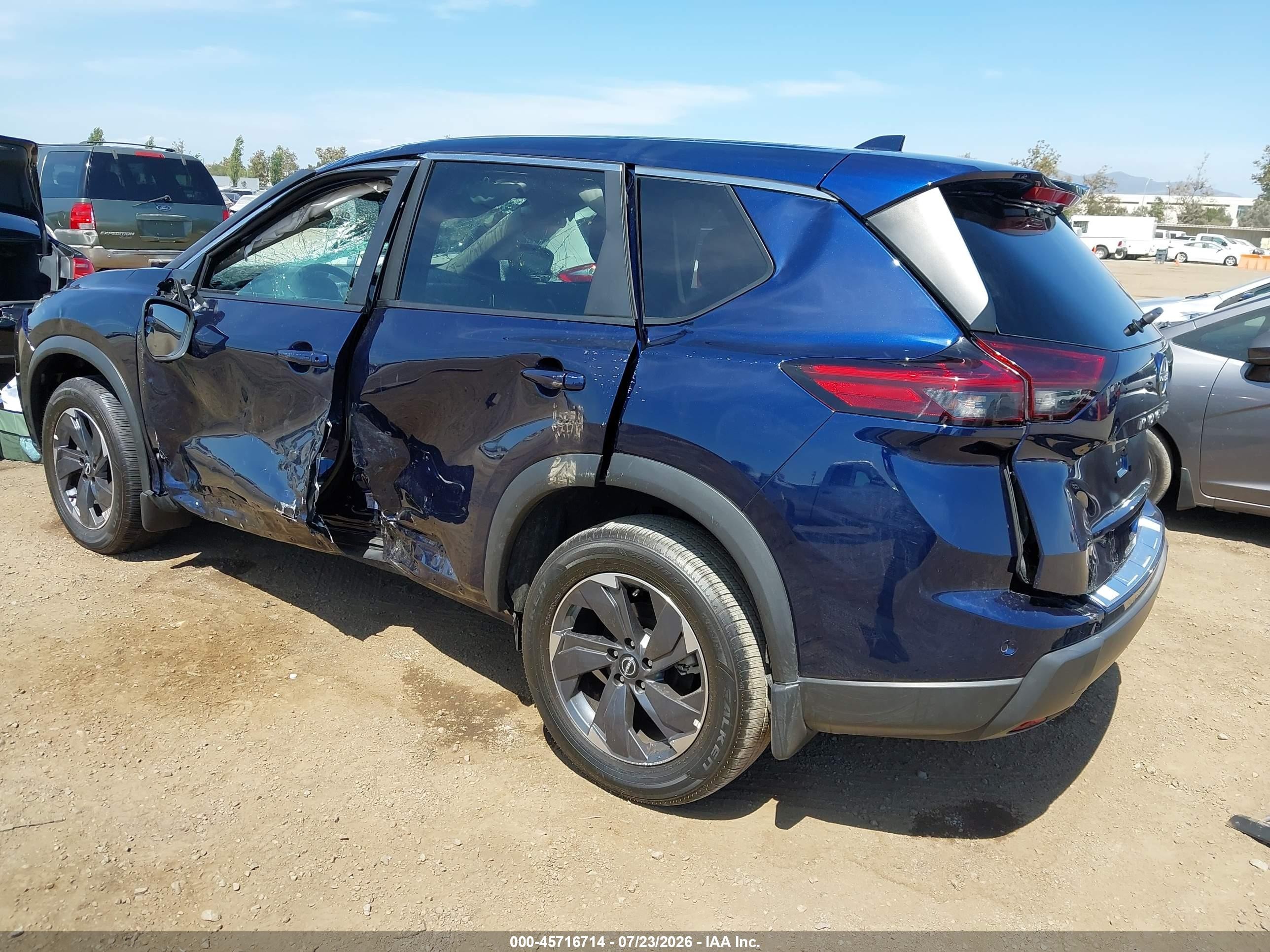 2025 Nissan Rogue Sv Fwd Синий vin: 5N1BT3BA7SC871126