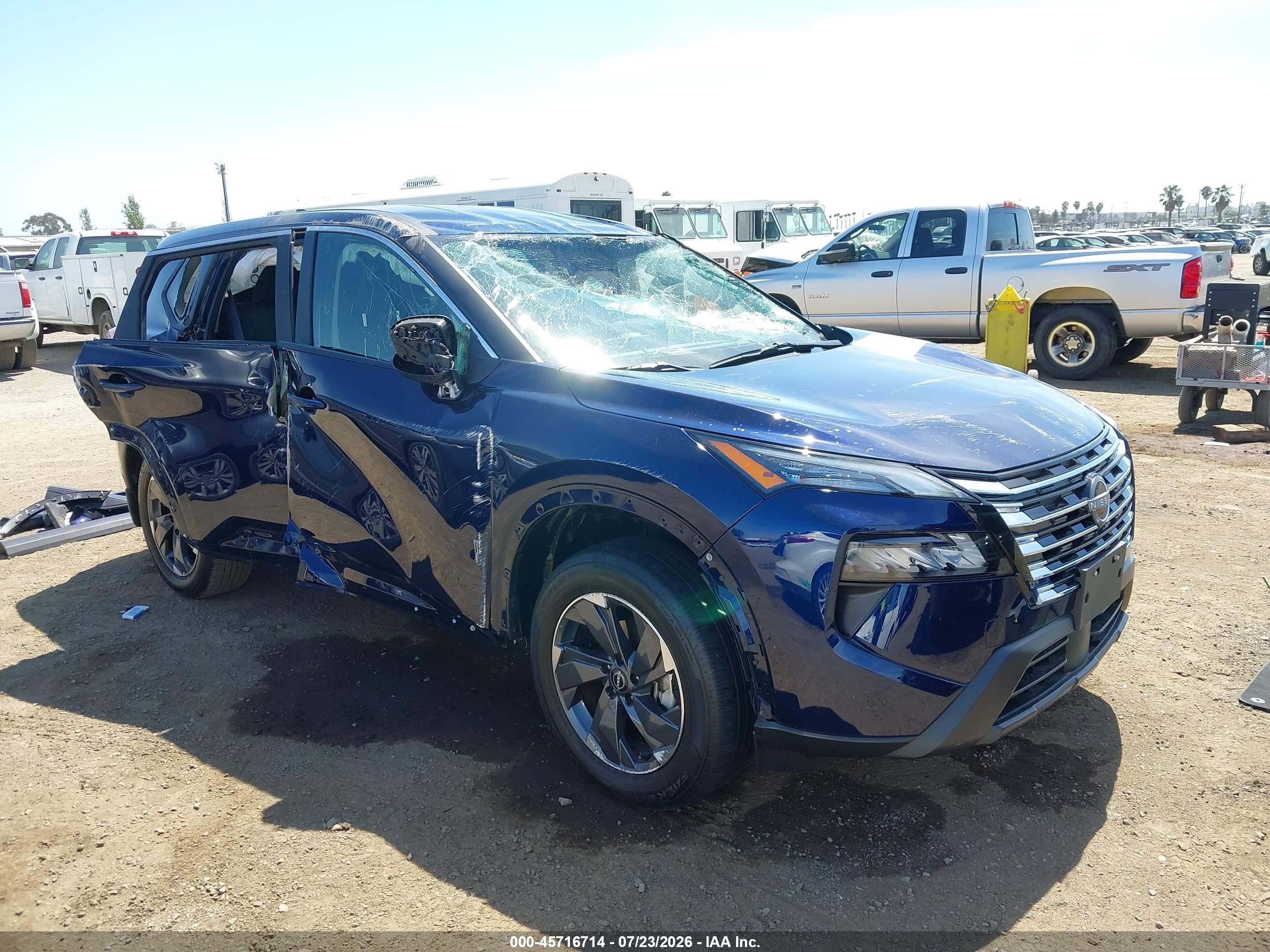 2025 Nissan Rogue Sv Fwd Blue vin: 5N1BT3BA7SC871126