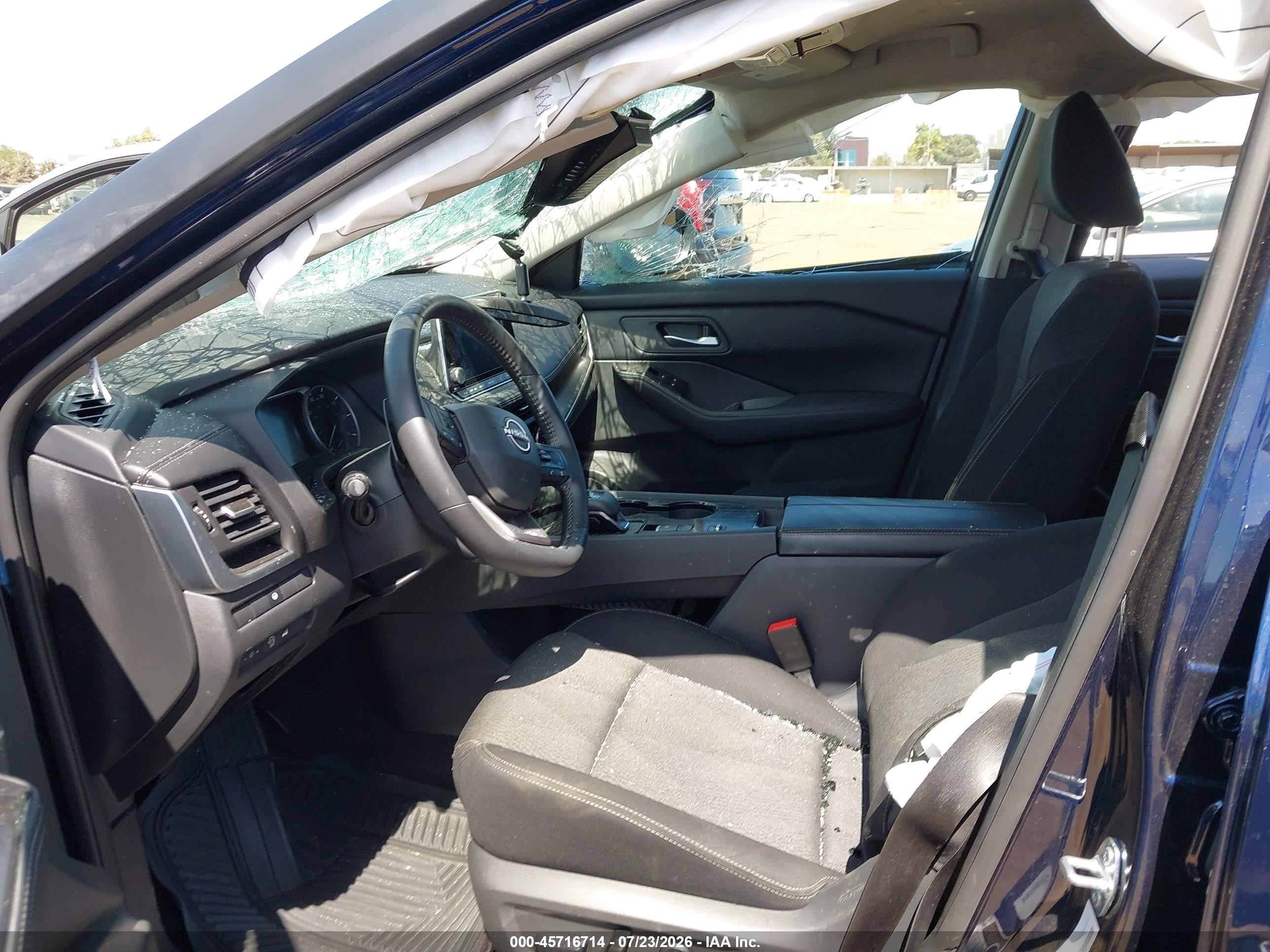 2025 Nissan Rogue Sv Fwd Синий vin: 5N1BT3BA7SC871126