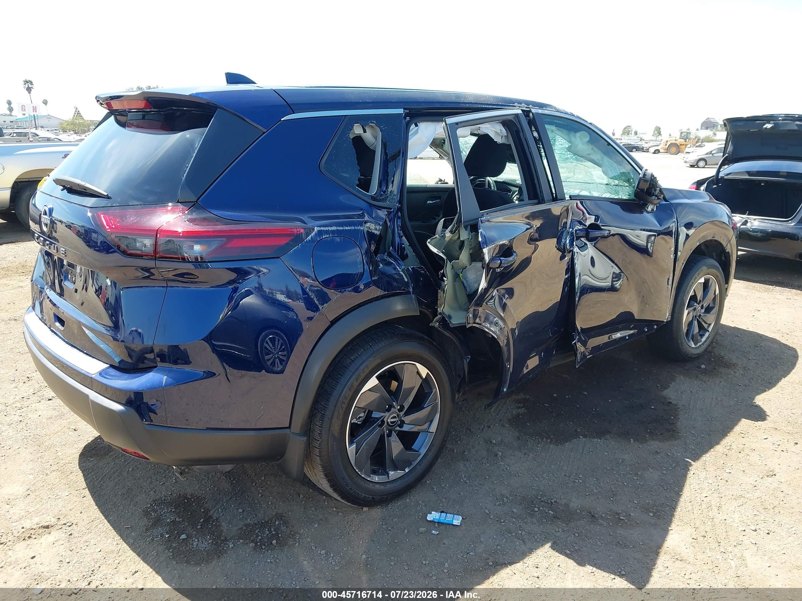 2025 Nissan Rogue Sv Fwd Синий vin: 5N1BT3BA7SC871126