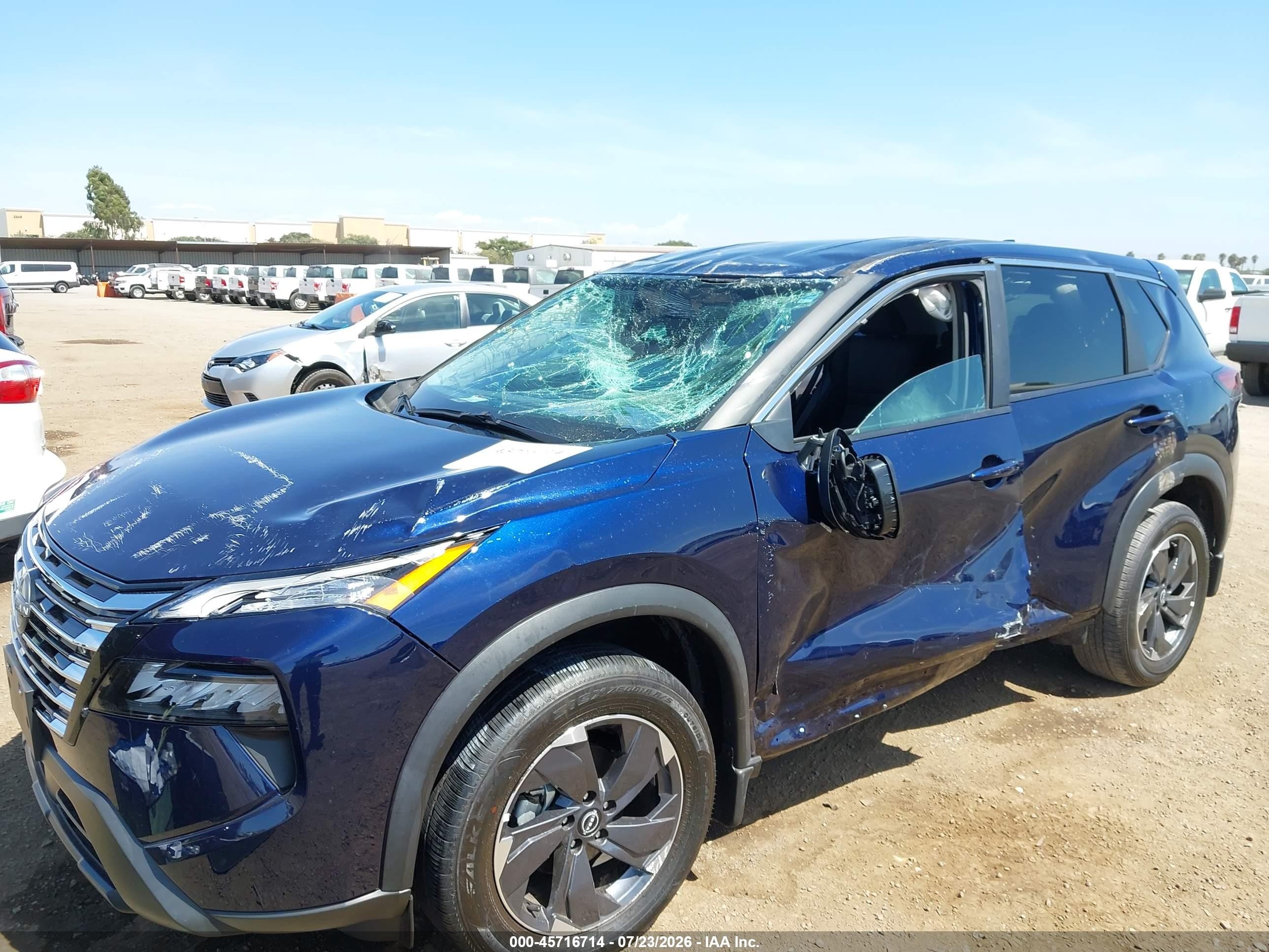 2025 Nissan Rogue Sv Fwd Синий vin: 5N1BT3BA7SC871126
