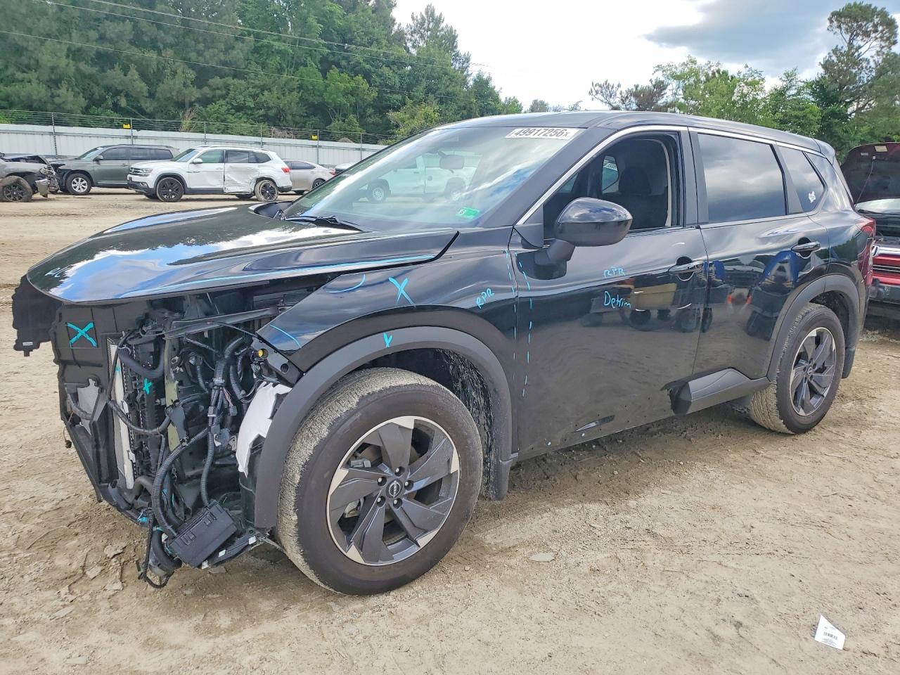 2025 Nissan Rogue Sv Black vin: 5N1BT3BA7SC872079