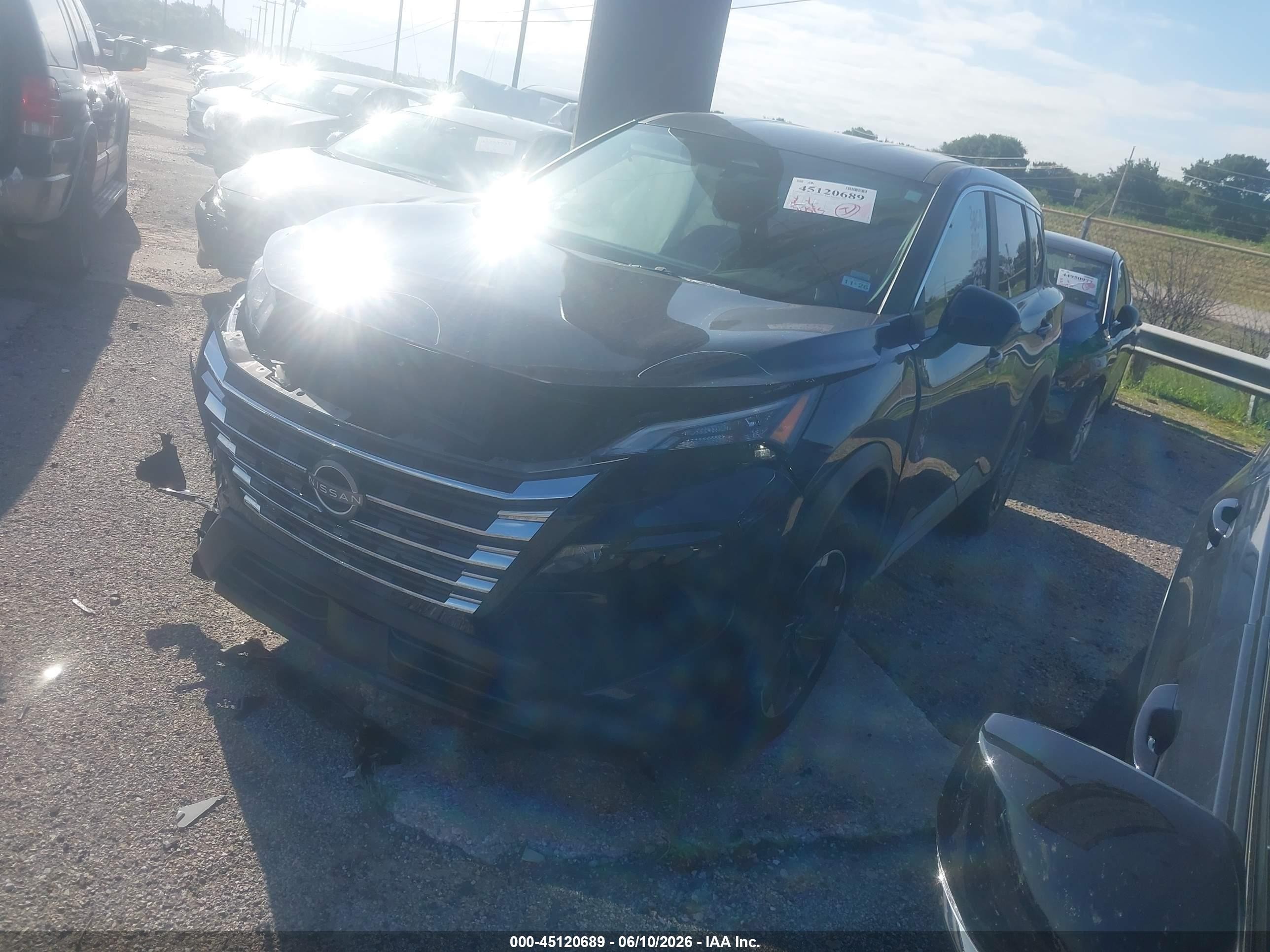 2025 Nissan Rogue Sv Fwd Синий vin: 5N1BT3BA8SC801215