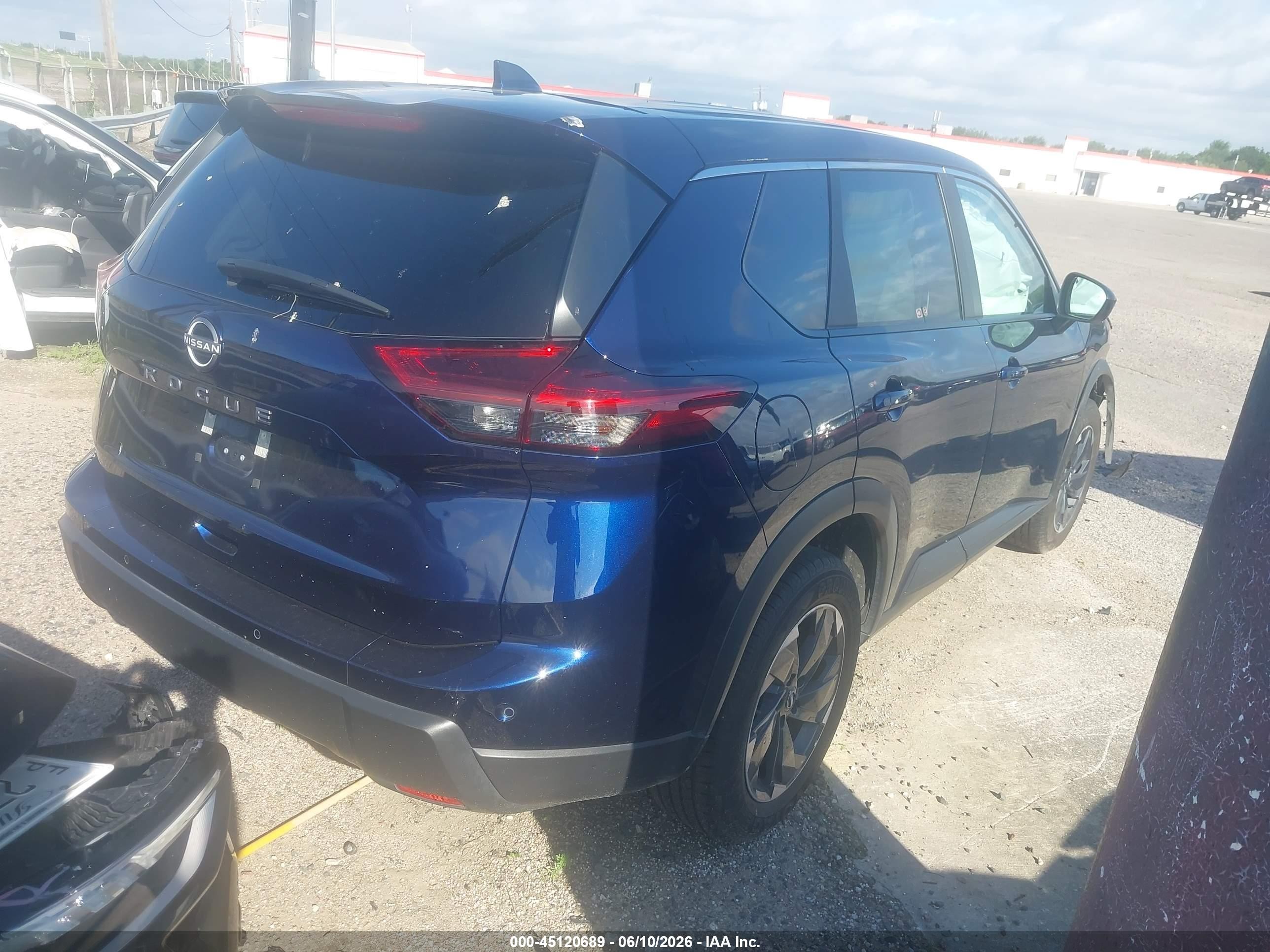 2025 Nissan Rogue Sv Fwd Синий vin: 5N1BT3BA8SC801215