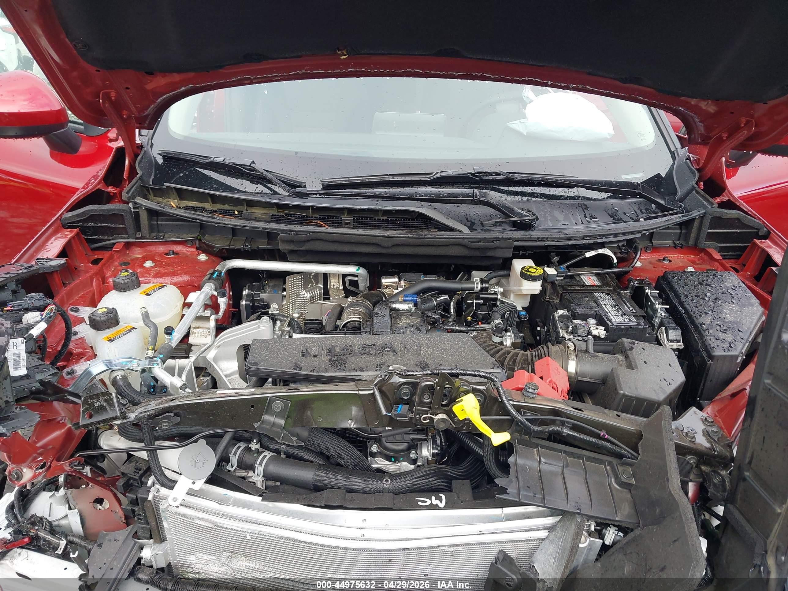 2026 Nissan Rogue Sv Красный vin: 5N1BT3BA9TC741883
