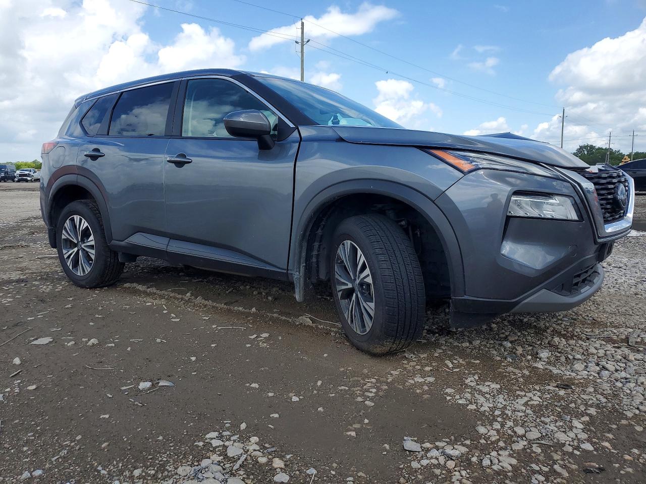 2023 Nissan Rogue Sv Серый vin: 5N1BT3BAXPC867630